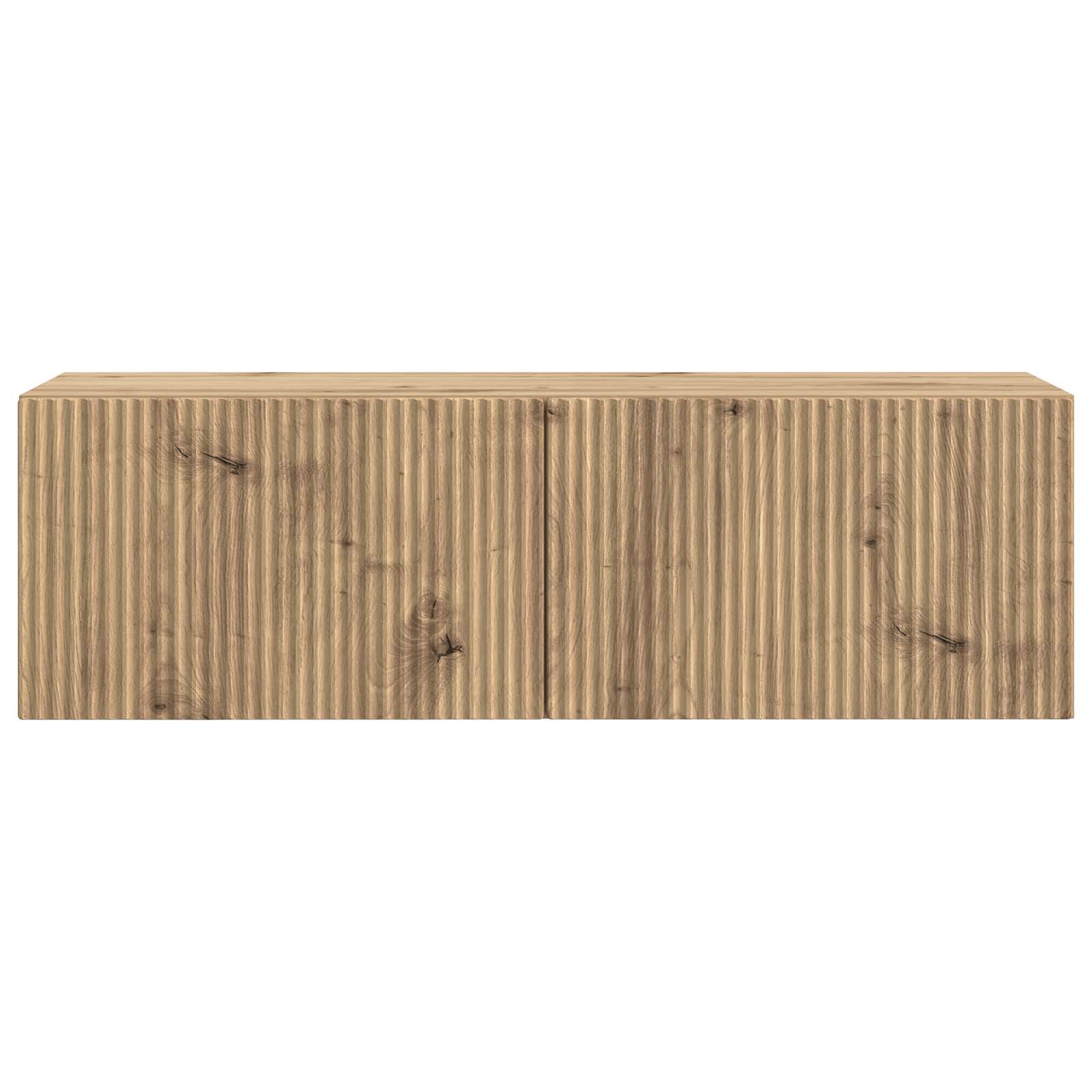 vidaXL Wandmontierter TV-Schrank Artisan-Eiche 98 x 31 x 30 cm