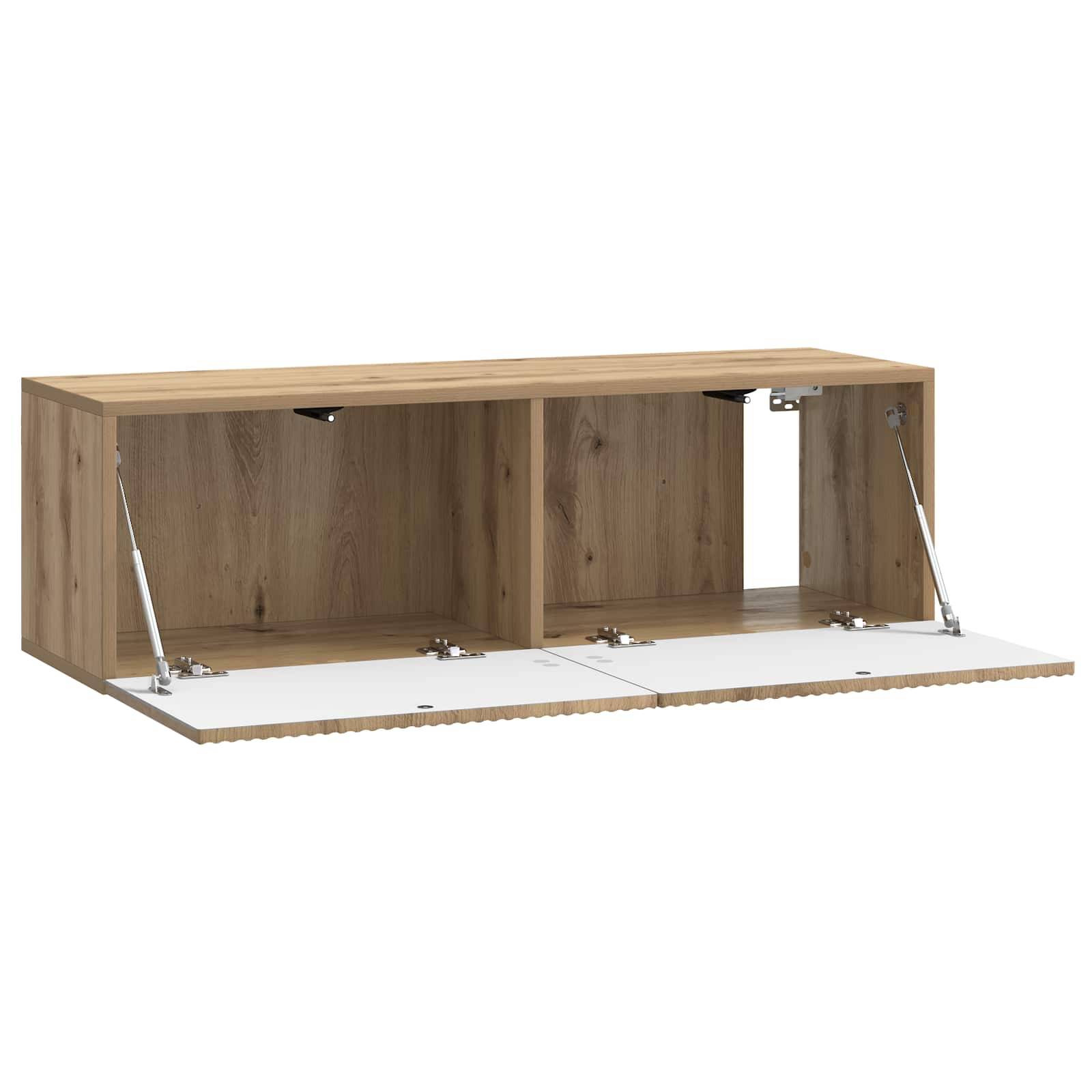 vidaXL Wandmontierter TV-Schrank Artisan-Eiche 98 x 31 x 30 cm