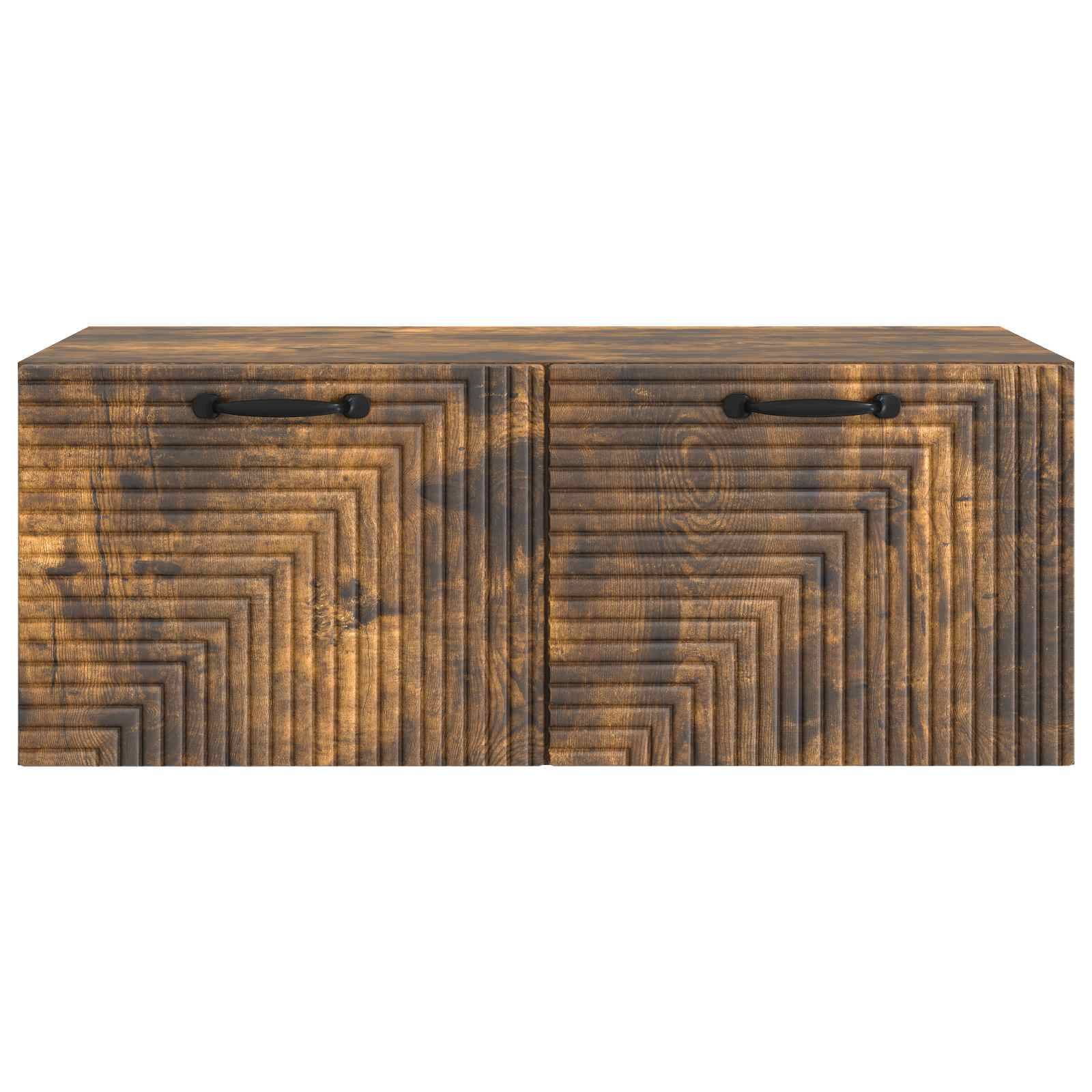 vidaXL Wandmontierter TV-Schrank Geräucherte Eiche 78,5 x 41 x 30 cm