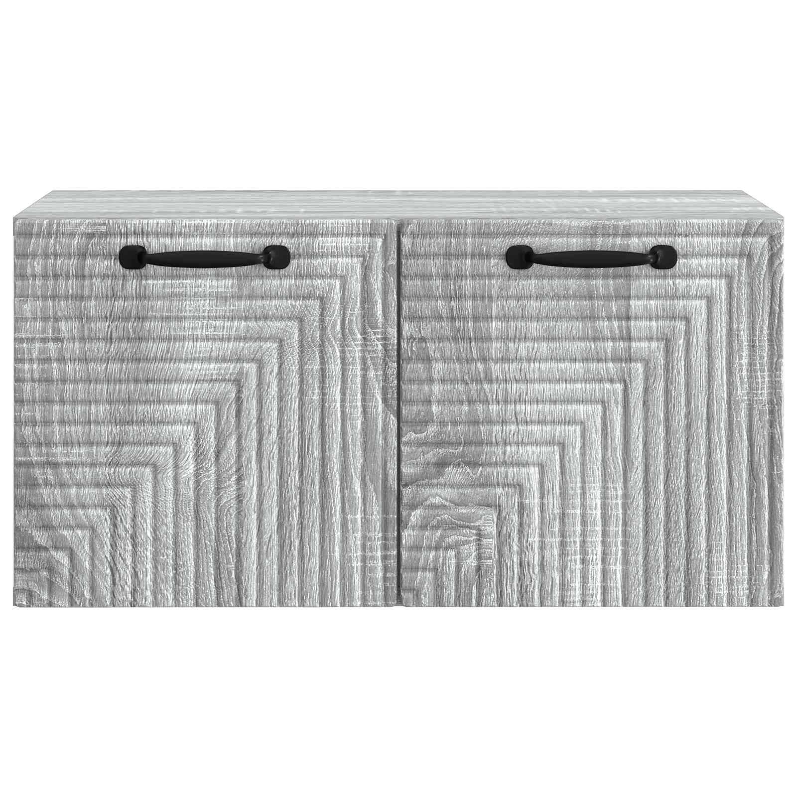 vidaXL Wandmontierter TV-Schrank Graues Sonoma 59,5 x 31 x 30 cm