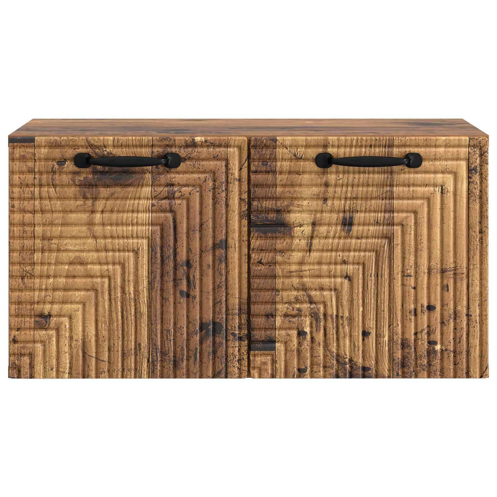 vidaXL Wandmontierter TV-Schrank Altholz 59,5 x 31 x 30 cm
