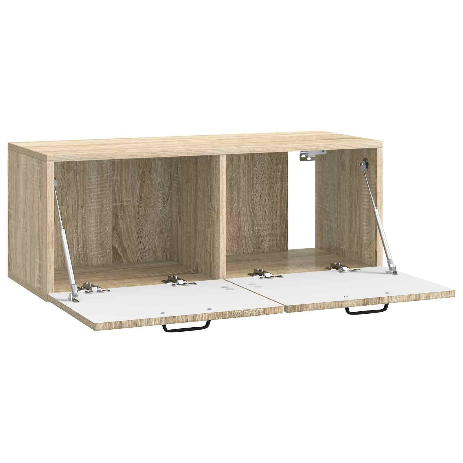 vidaXL Wandmontierter TV-Schrank Sonoma-Eiche 78,5 x 31 x 30 cm