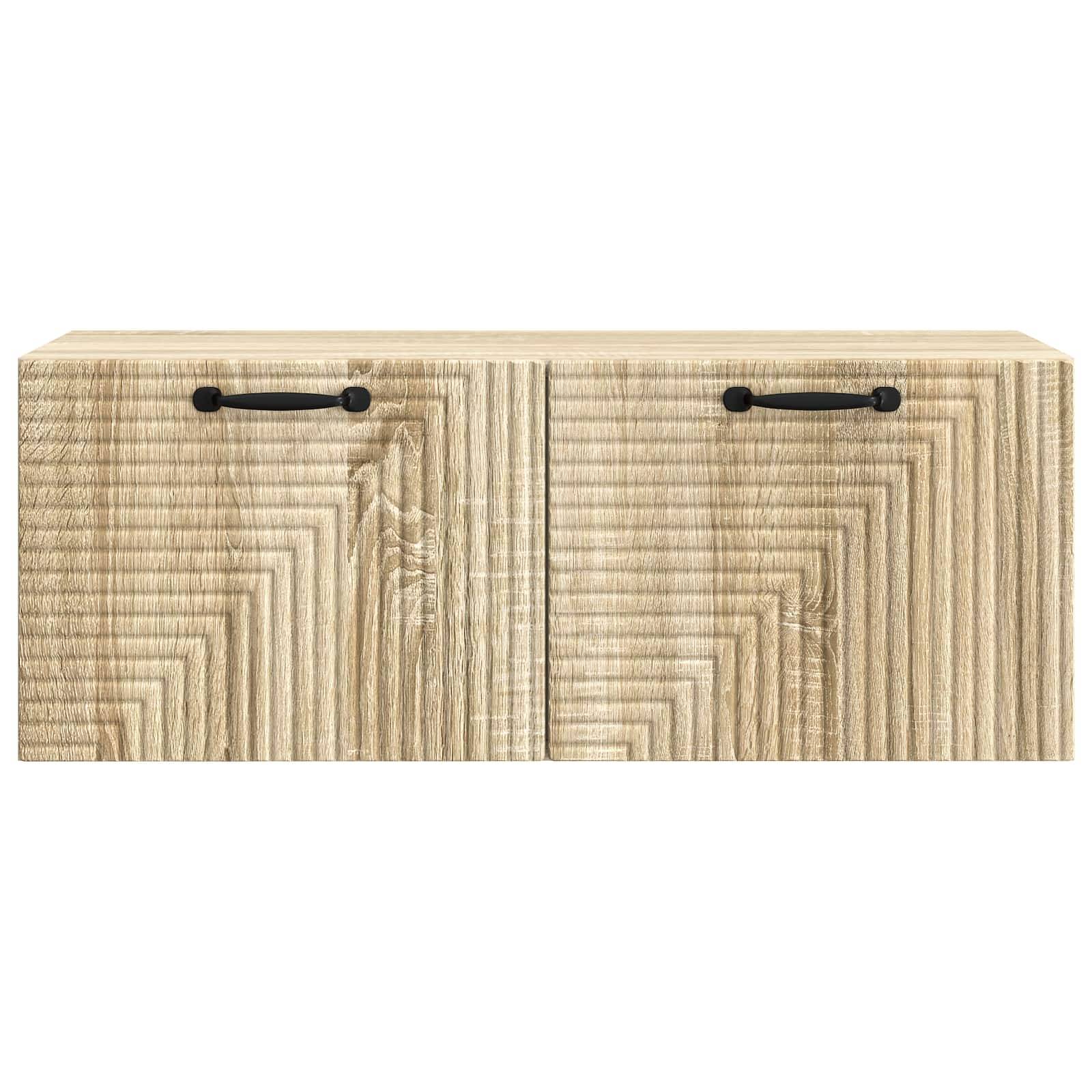 vidaXL Wandmontierter TV-Schrank Sonoma-Eiche 78,5 x 31 x 30 cm
