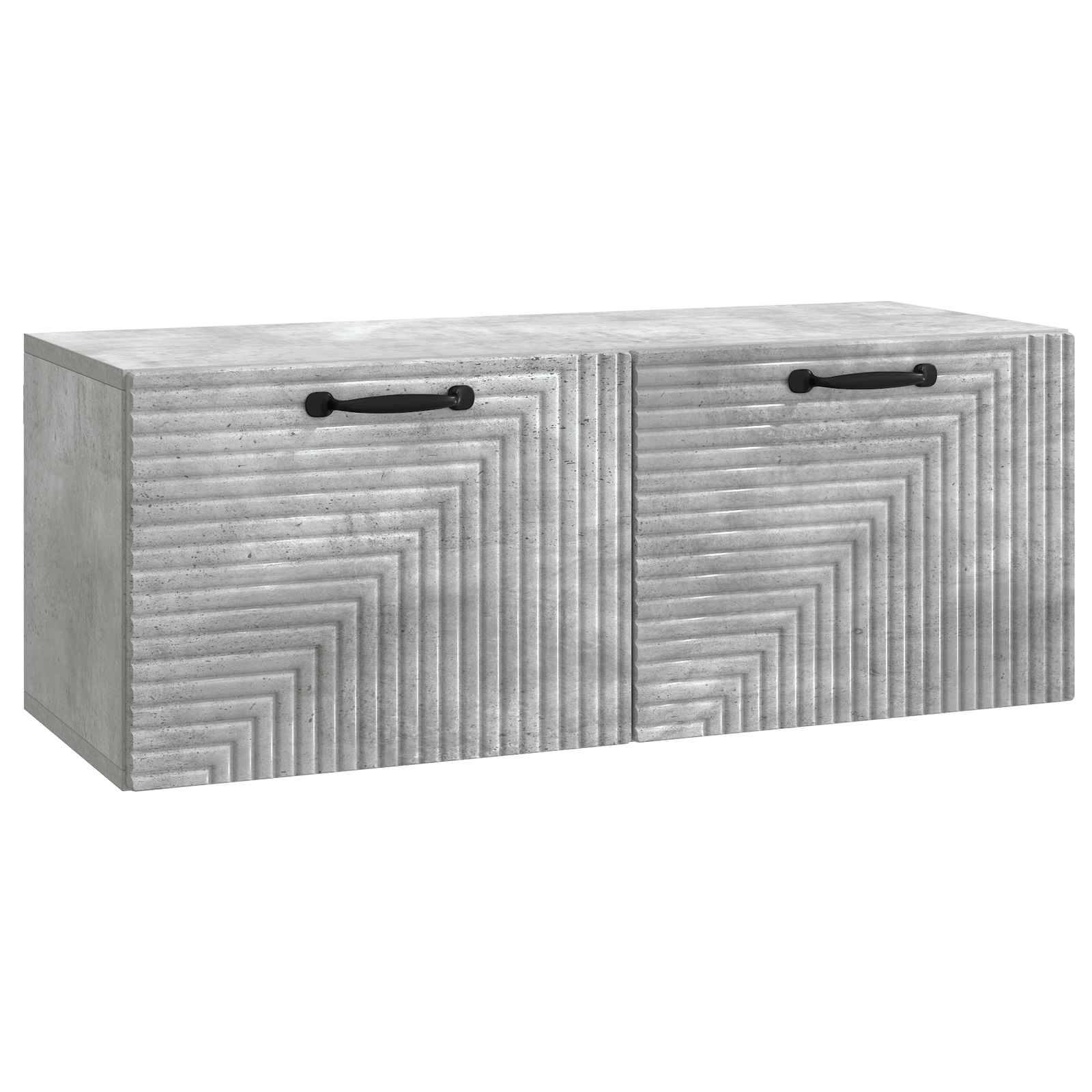 vidaXL Wandmontierter TV-Schrank Betongrau 78,5 x 31 x 30 cm