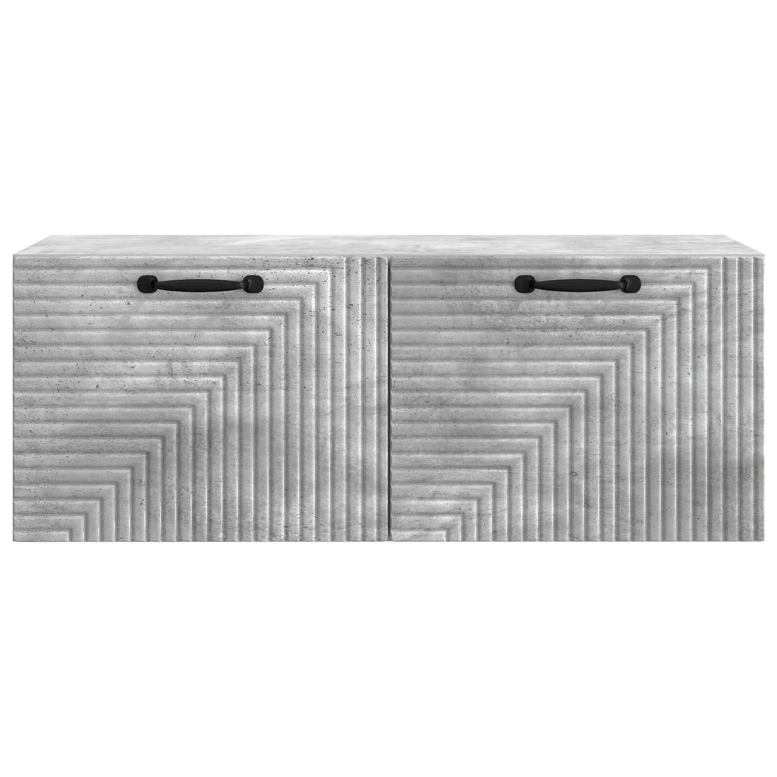vidaXL Wandmontierter TV-Schrank Betongrau 78,5 x 31 x 30 cm