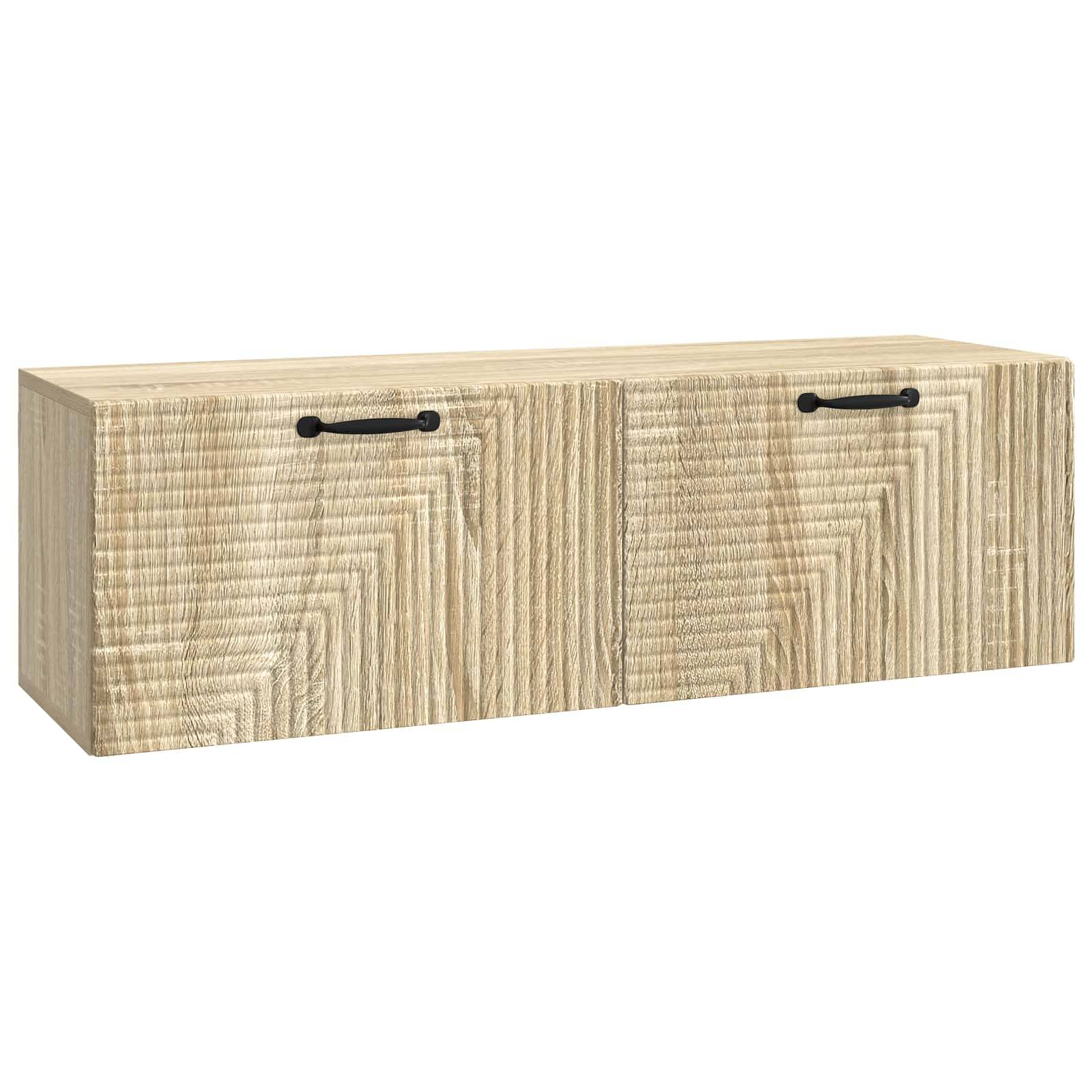 vidaXL Wandmontierter TV-Schrank Sonoma-Eiche 98 x 31 x 30 cm