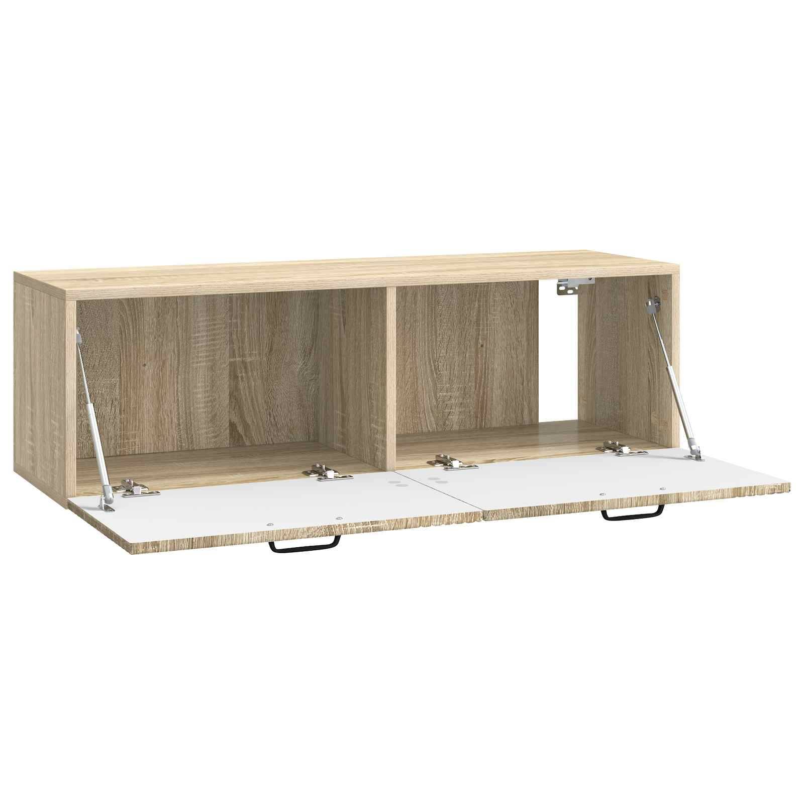 vidaXL Wandmontierter TV-Schrank Sonoma-Eiche 98 x 31 x 30 cm