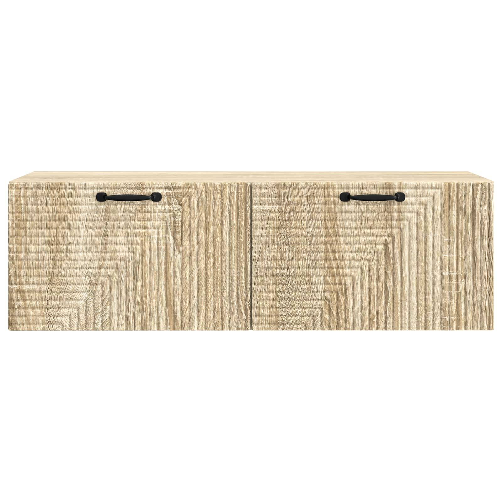 vidaXL Wandmontierter TV-Schrank Sonoma-Eiche 98 x 31 x 30 cm