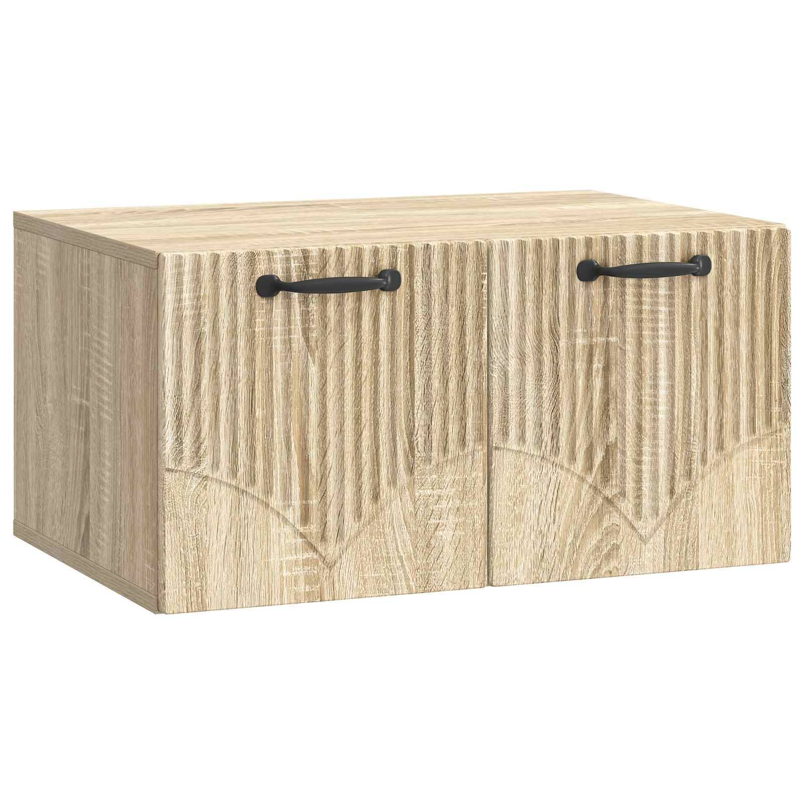 vidaXL Wandmontierter TV-Schrank Sonoma-Eiche 59,5 x 41 x 30 cm