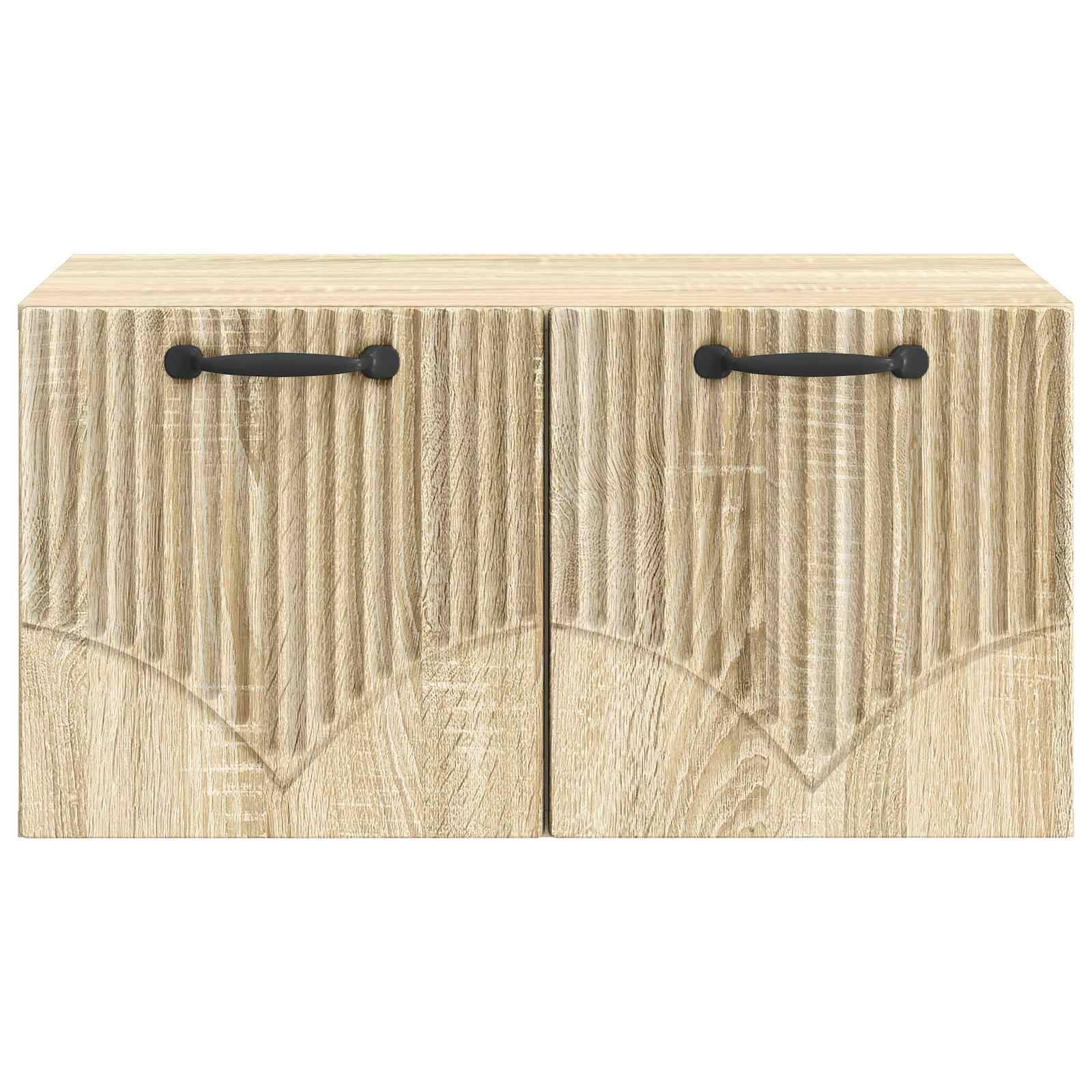 vidaXL Wandmontierter TV-Schrank Sonoma-Eiche 59,5 x 41 x 30 cm