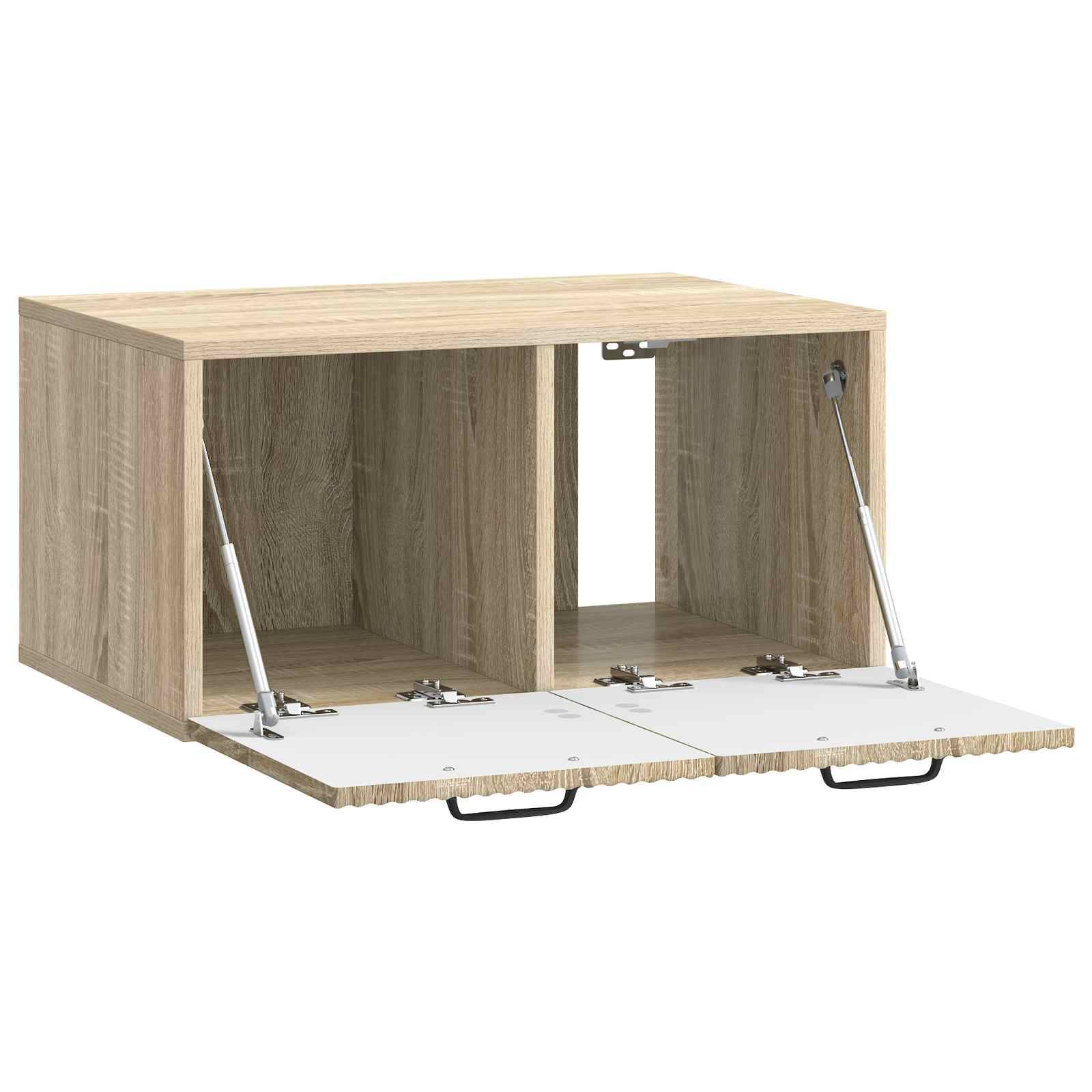 vidaXL Wandmontierter TV-Schrank Sonoma-Eiche 59,5 x 41 x 30 cm
