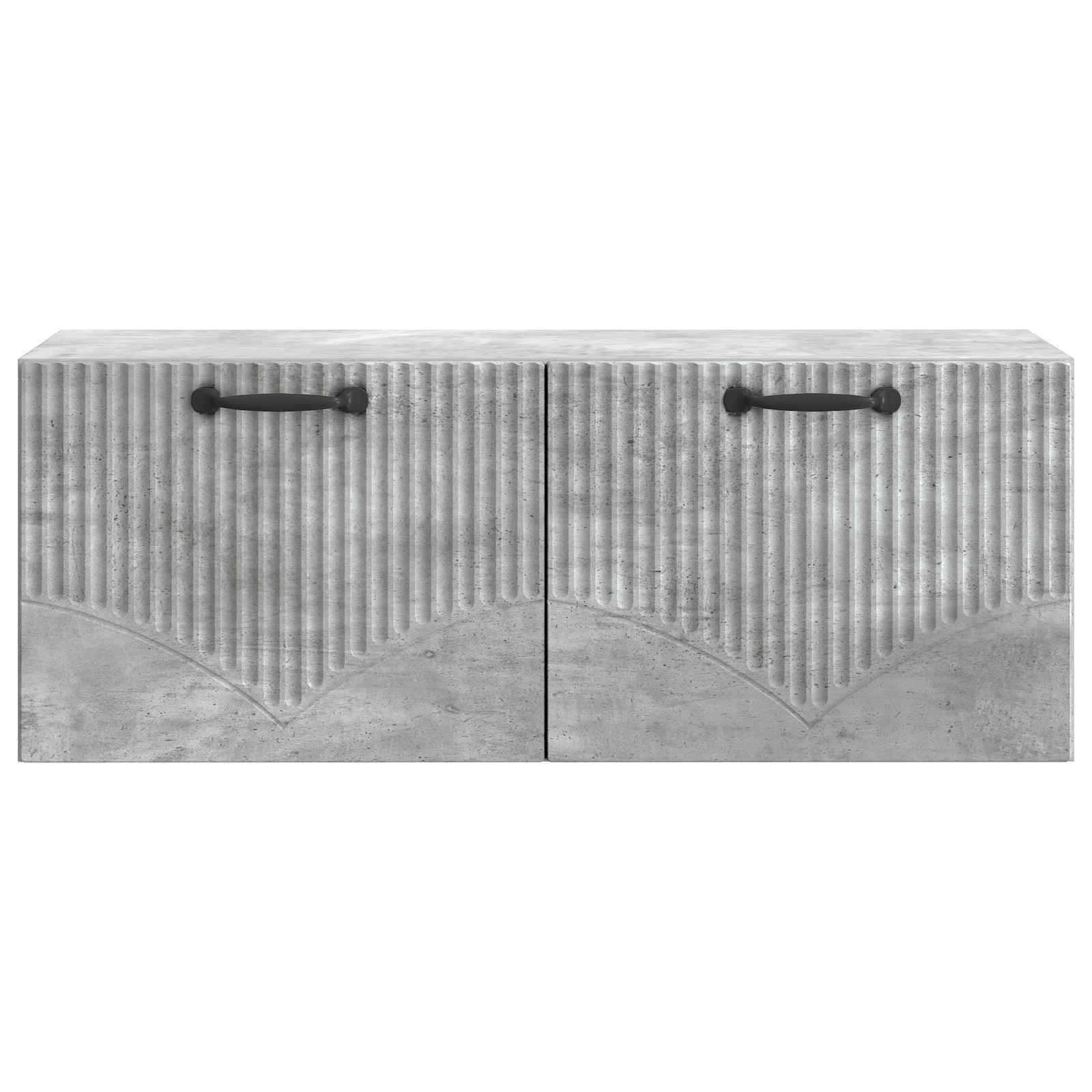 vidaXL Wandmontierter TV-Schrank Betongrau 78,5 x 31 x 30 cm