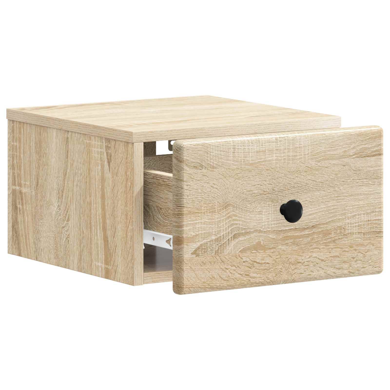 vidaXL Wandmontierter Nachttisch 2 pcs Sonoma-Eiche 34,5 x 33 x 20 cm