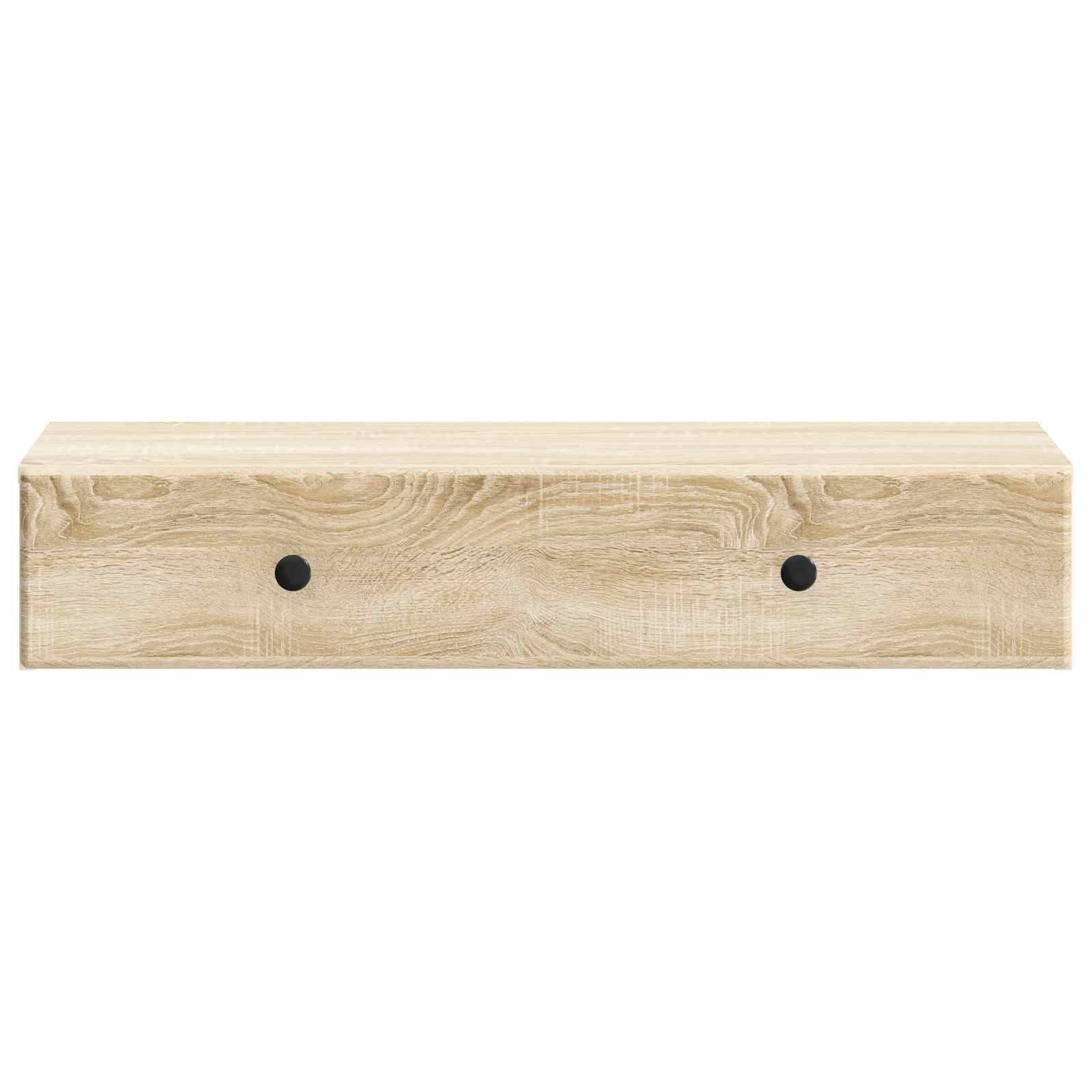 vidaXL Wandmontierter Beistelltisch Sonoma-Eiche 87,5 x 34,5 x 17 cm