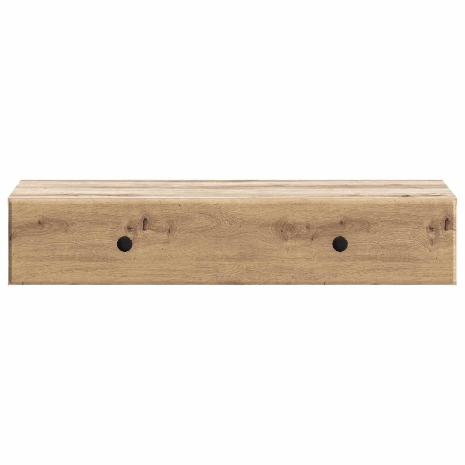 vidaXL Wandmontierter Beistelltisch Artisan-Eiche 87,5 x 34,5 x 17 cm