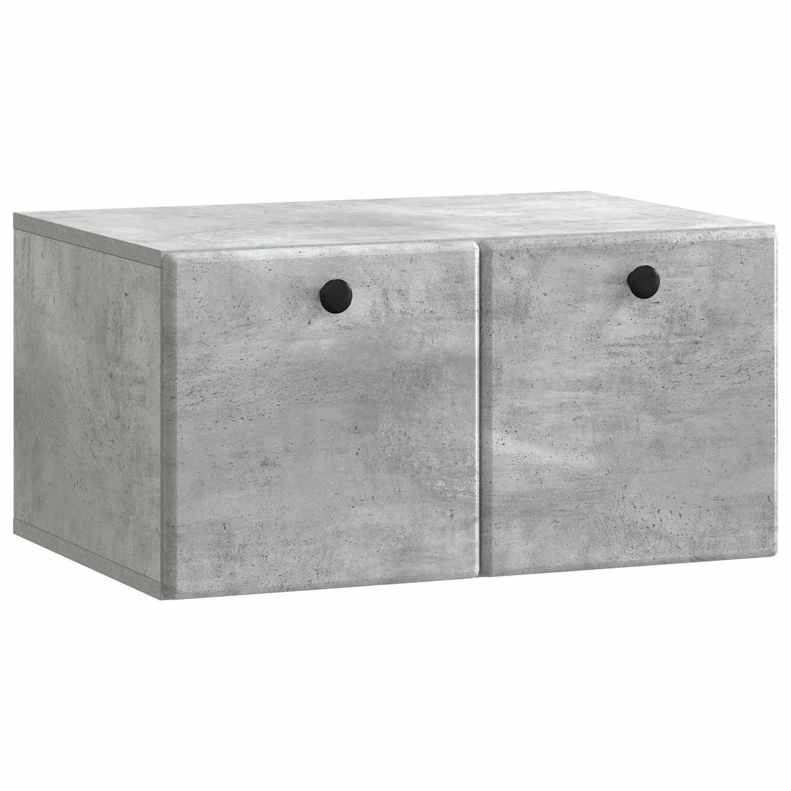 vidaXL Wandmontierter TV-Schrank Betongrau 59,5 x 41 x 30 cm