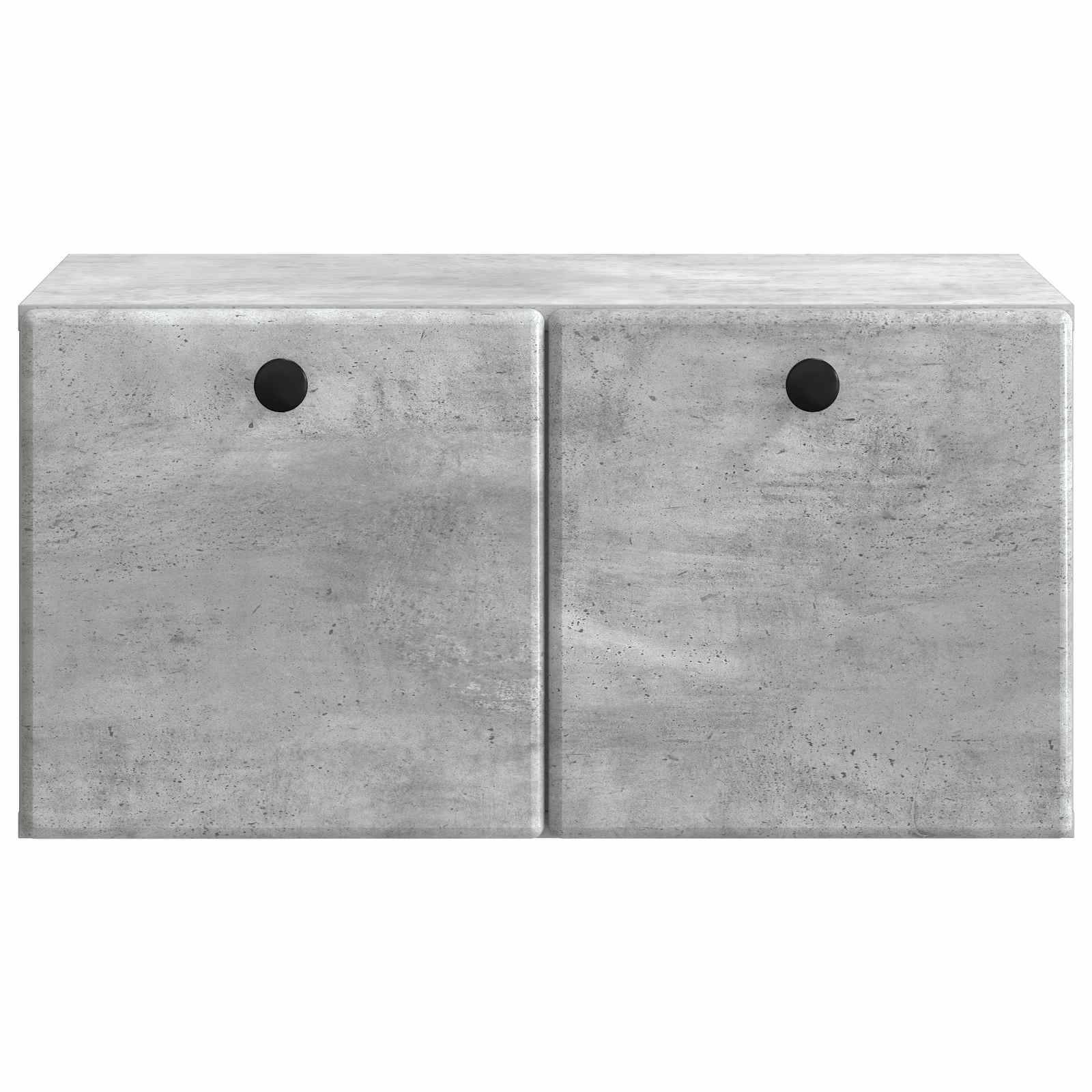 vidaXL Wandmontierter TV-Schrank Betongrau 59,5 x 41 x 30 cm