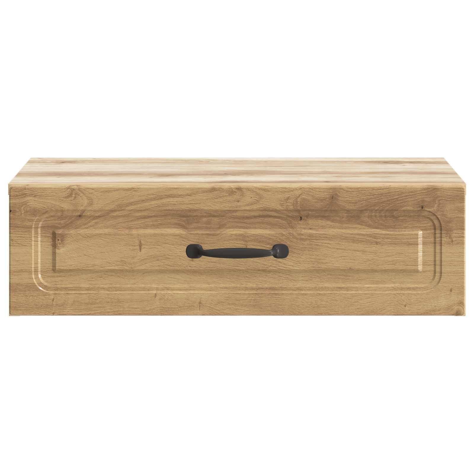 vidaXL Wandmontierter Beistelltisch Artisan-Eiche 59 x 34,5 x 17 cm