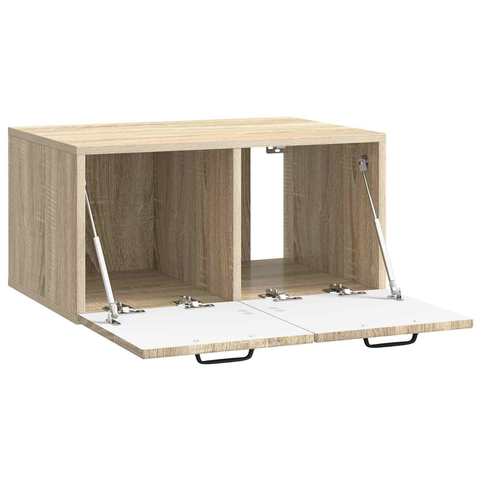 vidaXL Wandmontierter TV-Schrank Sonoma-Eiche 59,5 x 41 x 30 cm