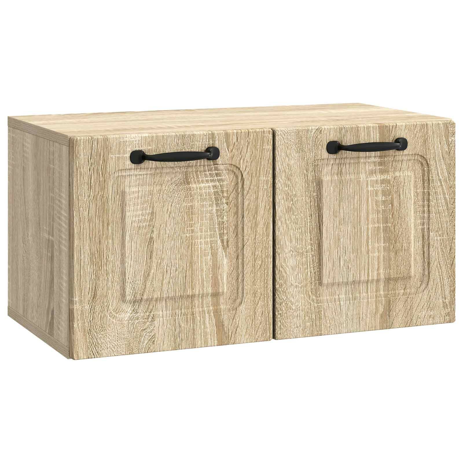 vidaXL Wandmontierter TV-Schrank Sonoma-Eiche 59,5 x 31 x 30 cm