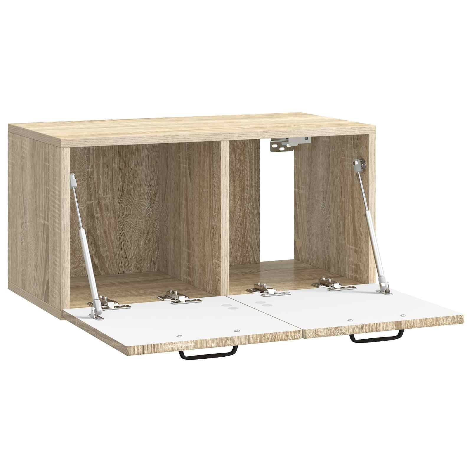 vidaXL Wandmontierter TV-Schrank Sonoma-Eiche 59,5 x 31 x 30 cm