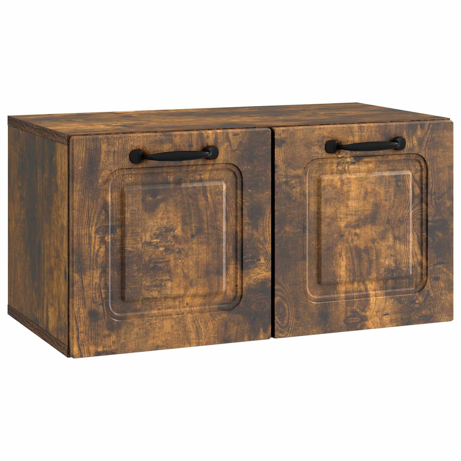 vidaXL Wandmontierter TV-Schrank Geräucherte Eiche 59,5 x 31 x 30 cm