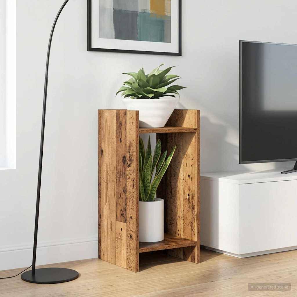 vidaXL Pflanzenständer 2 pcs Altholz 30 x 30 x 60 cm Holzwerkstoff