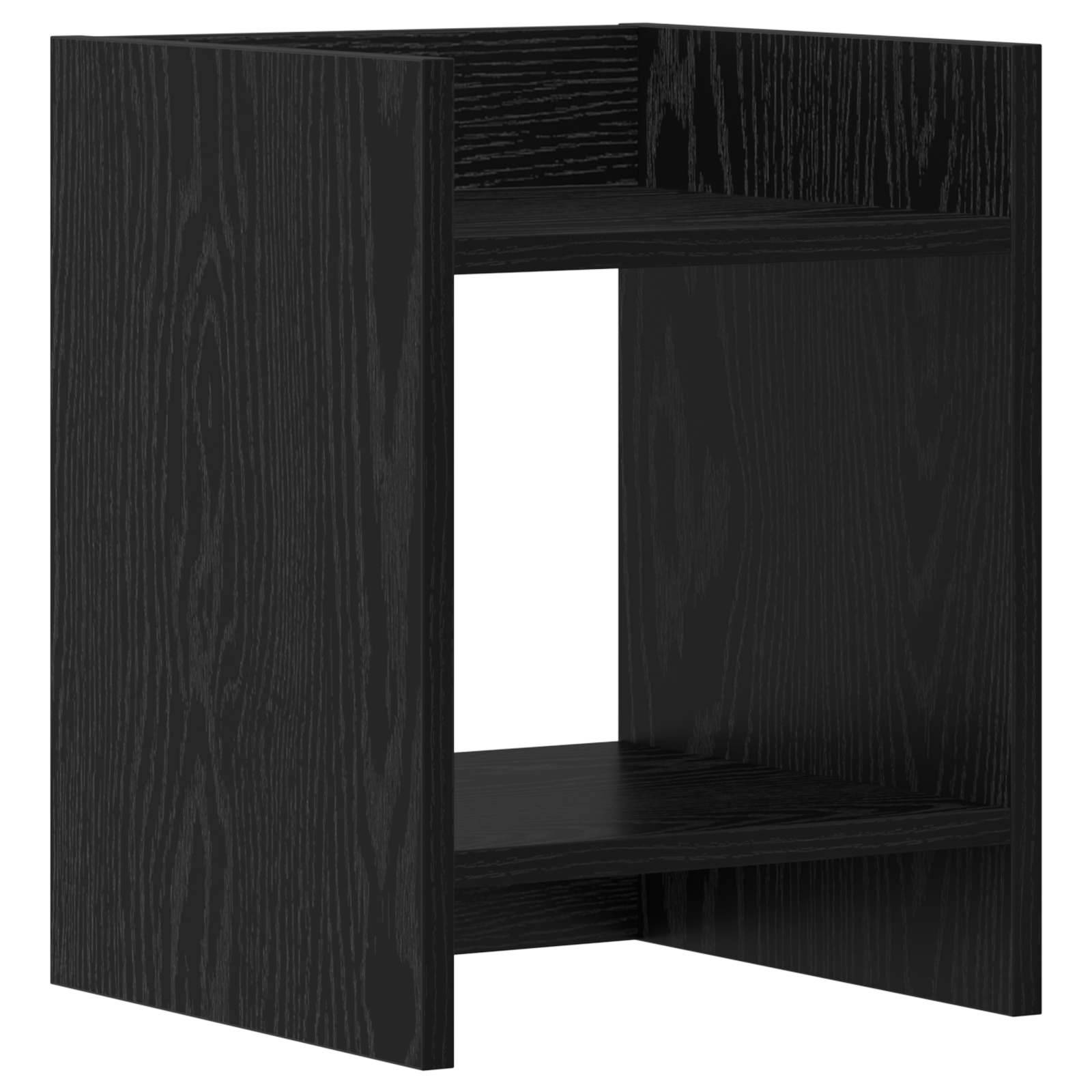 vidaXL Pflanzenständer Schwarze Eiche 30 x 30 x 40 cm Holzwerkstoff