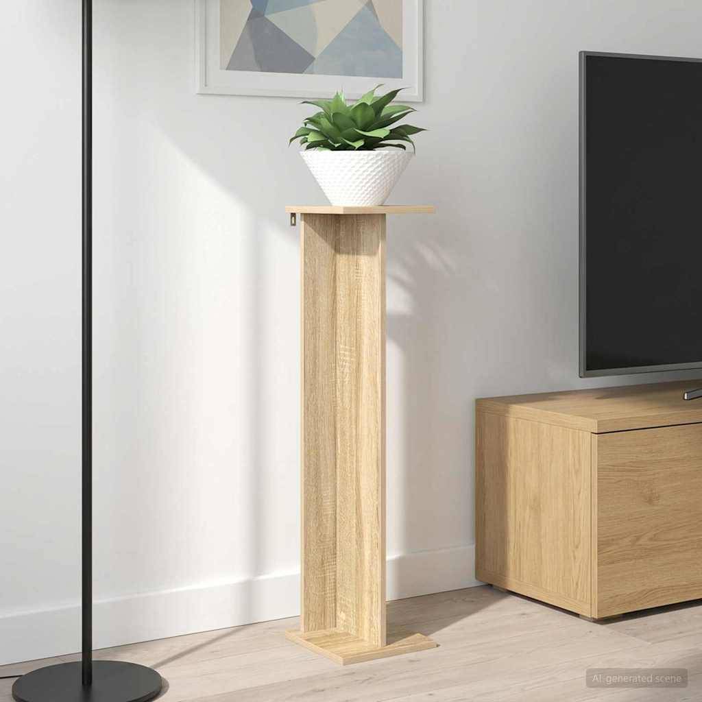 vidaXL Pflanzenständer Sonoma-Eiche 25 x 25,5 x 100,5 cm Holzwerkstoff