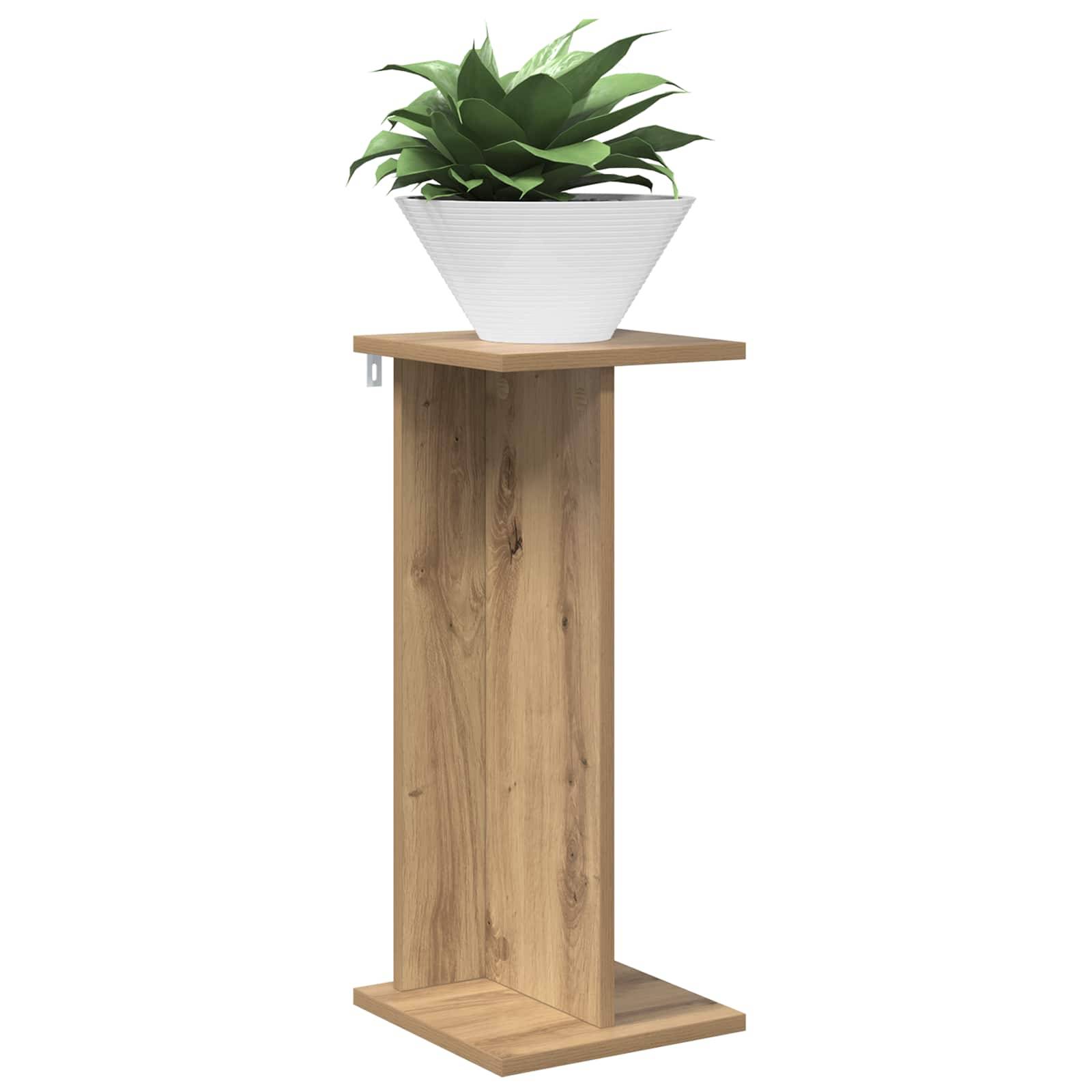 vidaXL Pflanzenständer Artisan-Eiche 25 x 25,5 x 60,5 cm Holzwerkstoff