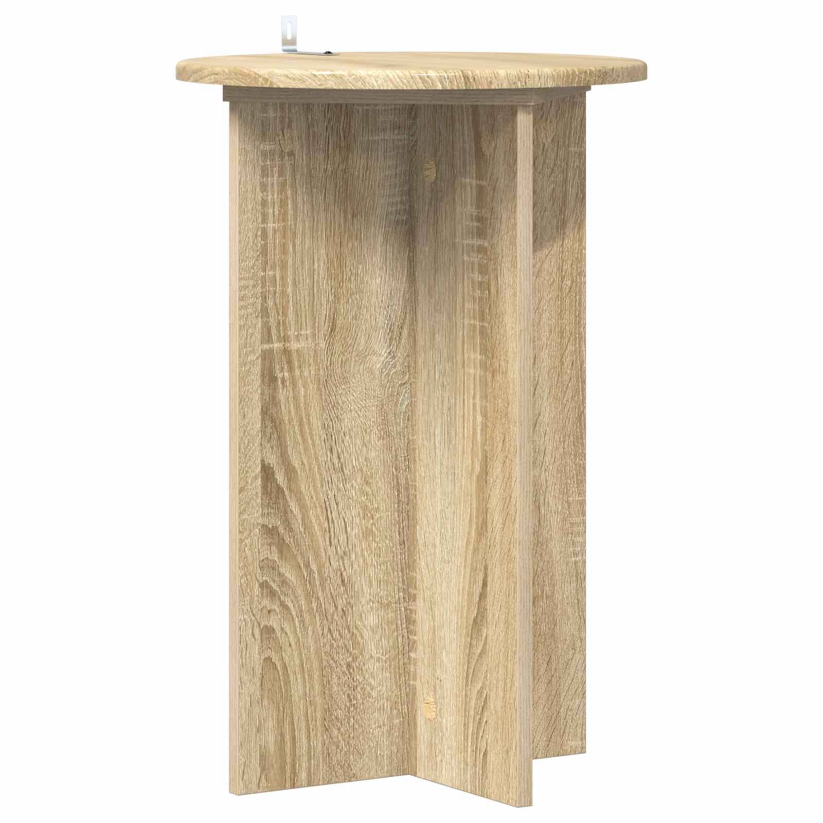 vidaXL Pflanzenständer 2 pcs Sonoma-Eiche Ø40 x 60 cm Holzwerkstoff