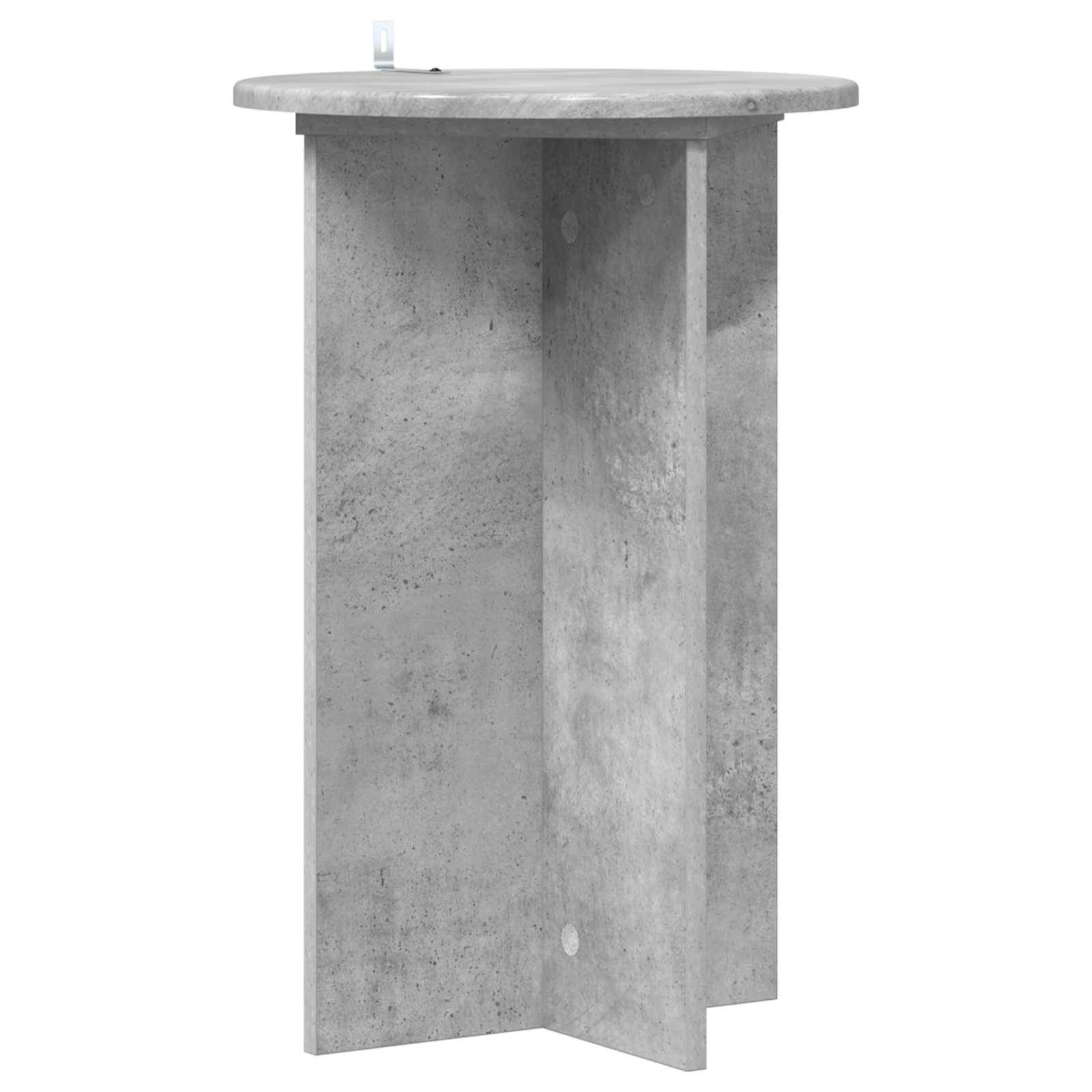 vidaXL Pflanzenständer 2 pcs Betongrau Ø40 x 60 cm Holzwerkstoff