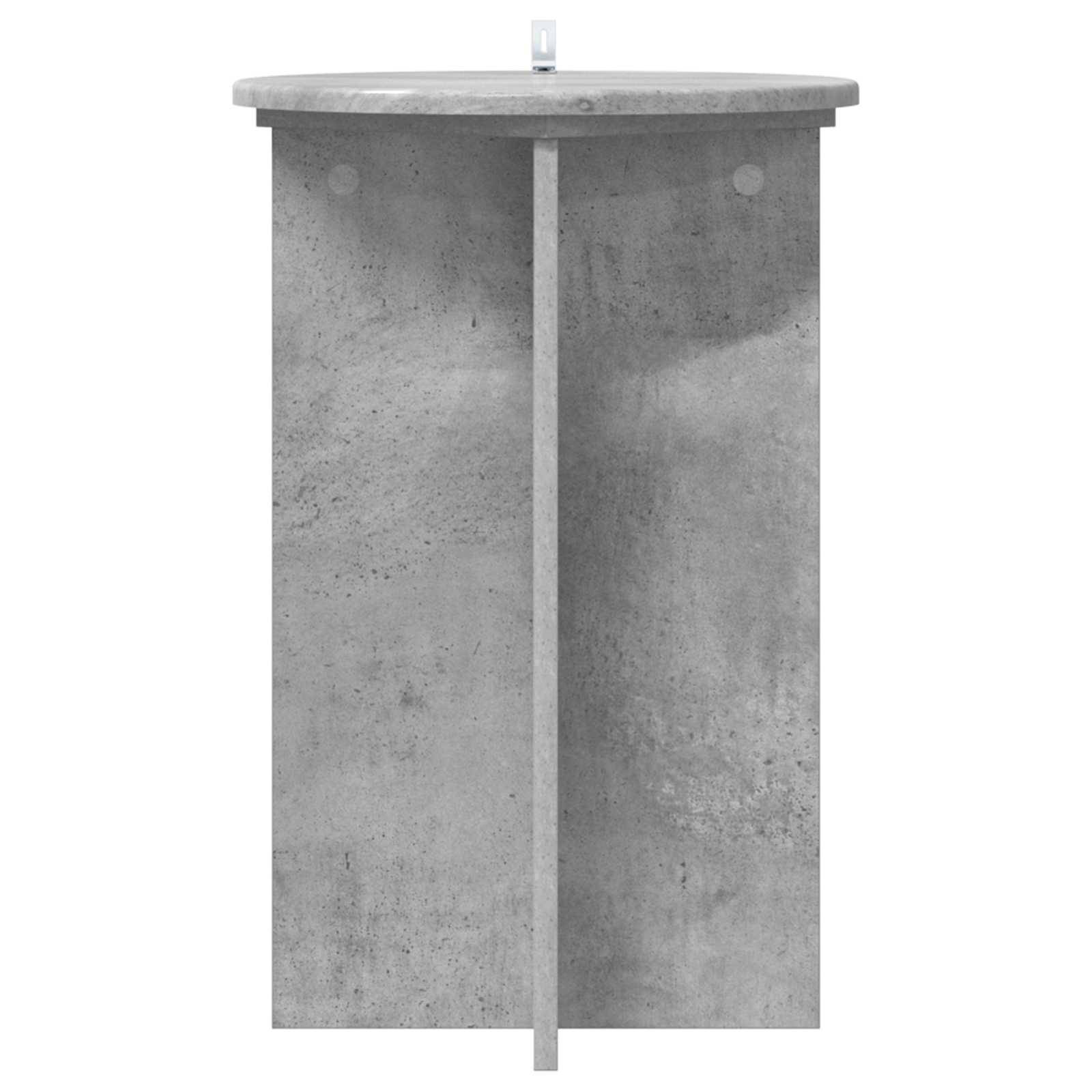 vidaXL Pflanzenständer 2 pcs Betongrau Ø40 x 60 cm Holzwerkstoff