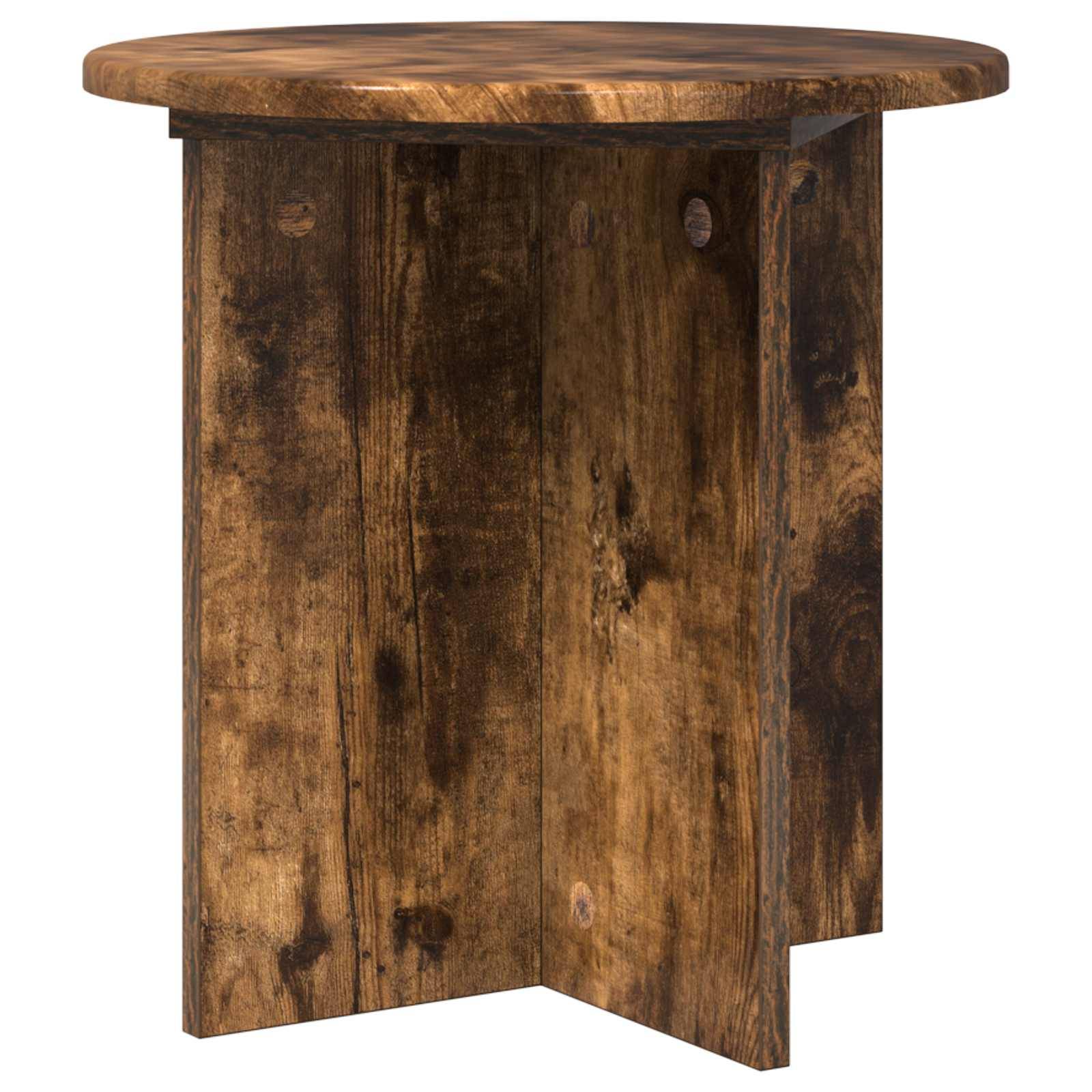 vidaXL Pflanzenständer 2 pcs Geräucherte Eiche 40 x 40 x 40 cm
