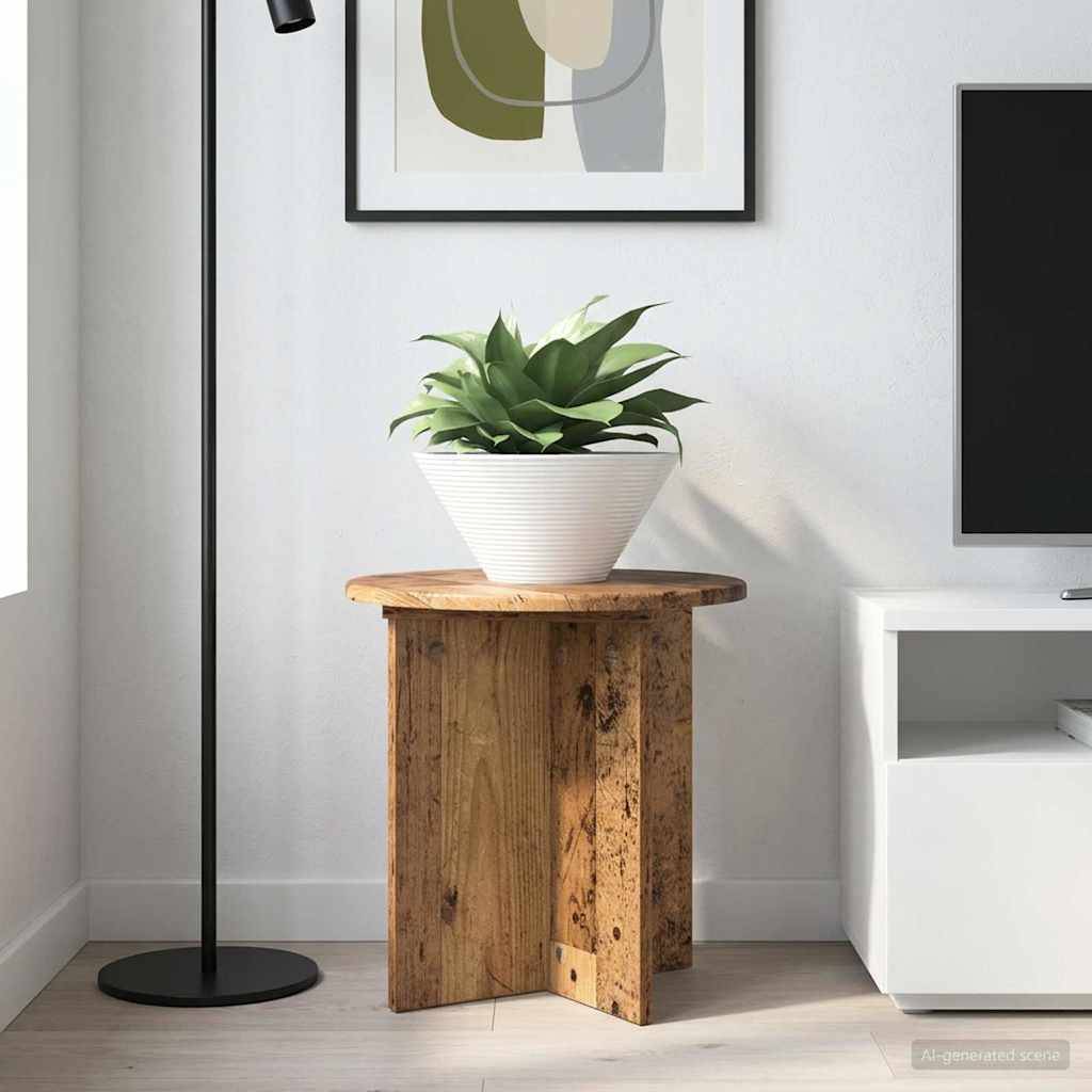 vidaXL Pflanzenständer 2 pcs Altholz 40 x 40 x 40 cm Holzwerkstoff