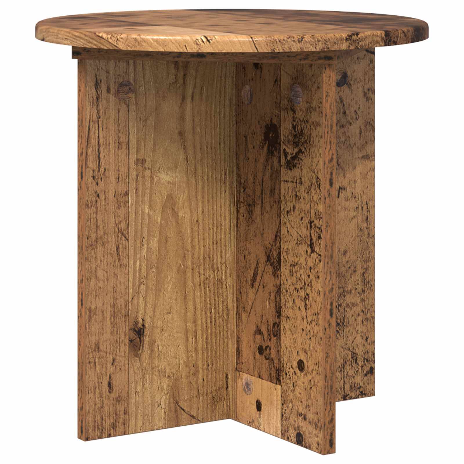 vidaXL Pflanzenständer 2 pcs Altholz 40 x 40 x 40 cm Holzwerkstoff