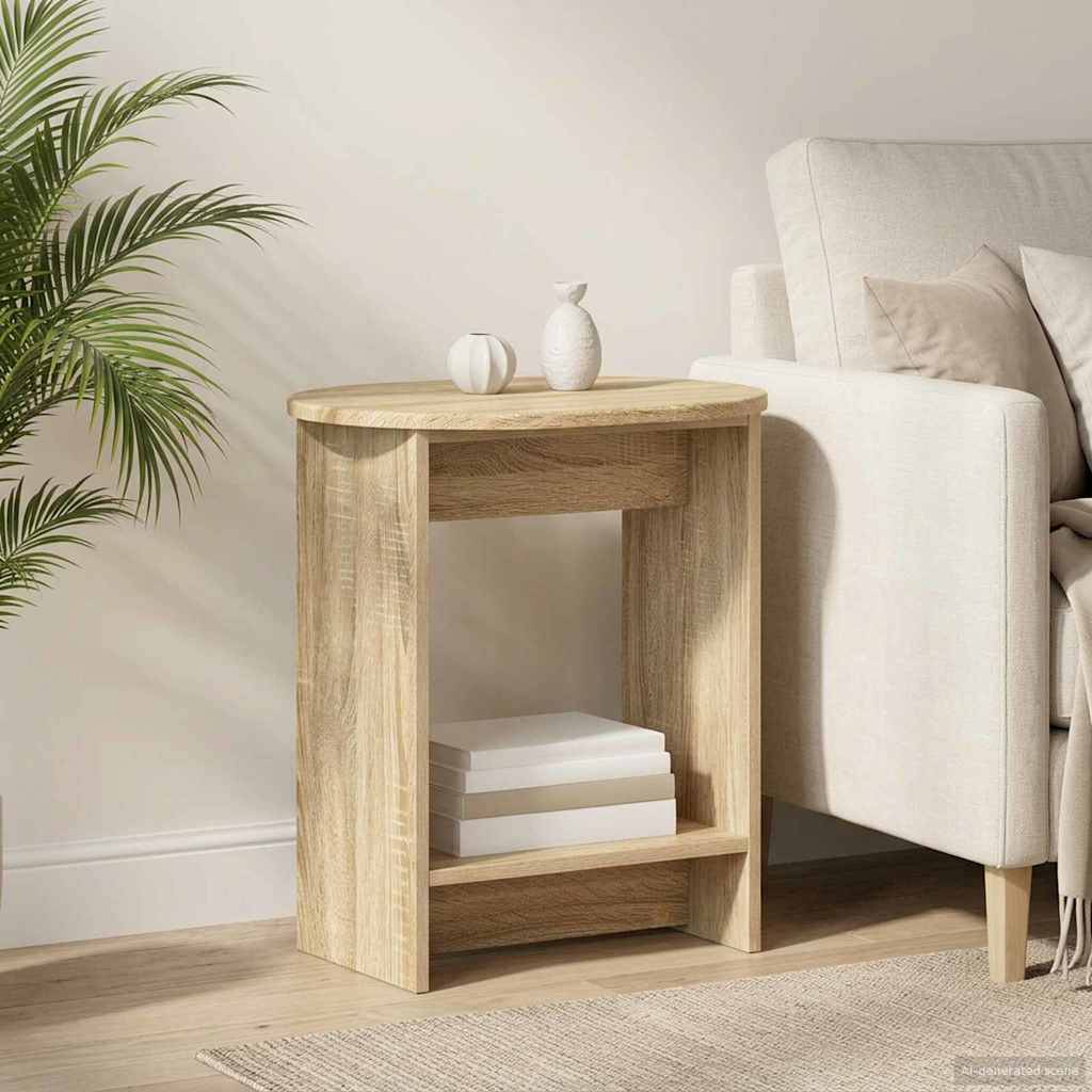 vidaXL Beistelltisch Sonoma-Eiche 50 x 39,5 x 55 cm Holzwerkstoff