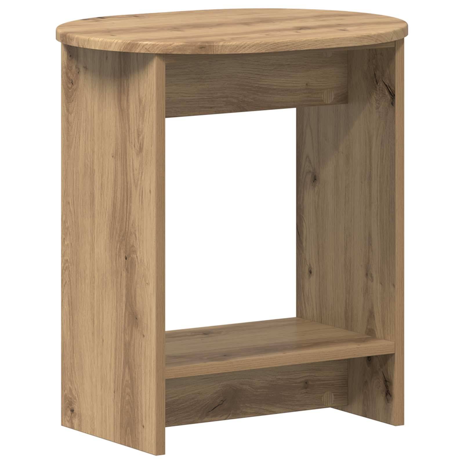 vidaXL Beistelltisch Artisan-Eiche 50 x 39,5 x 55 cm Holzwerkstoff