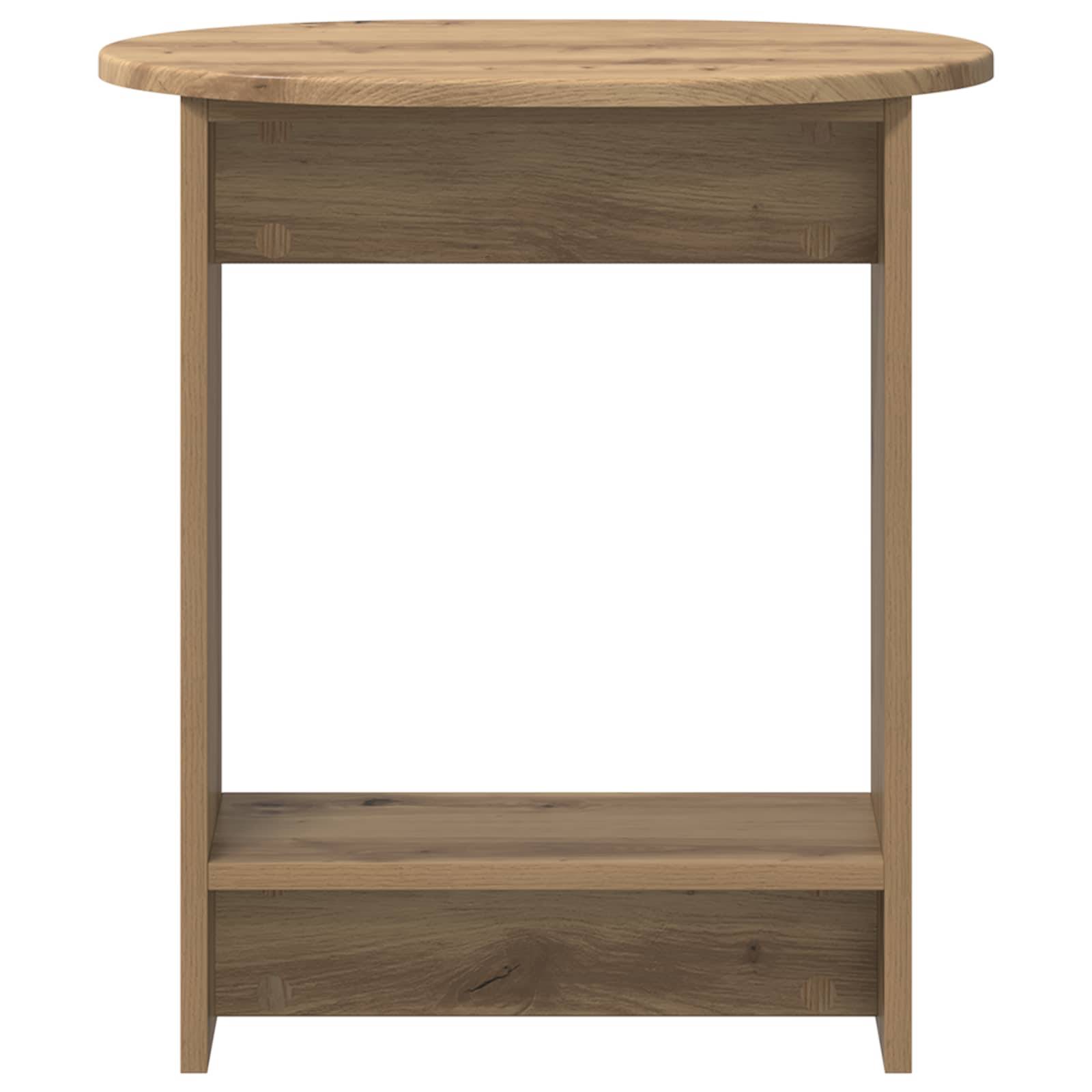 vidaXL Beistelltisch Artisan-Eiche 50 x 39,5 x 55 cm Holzwerkstoff