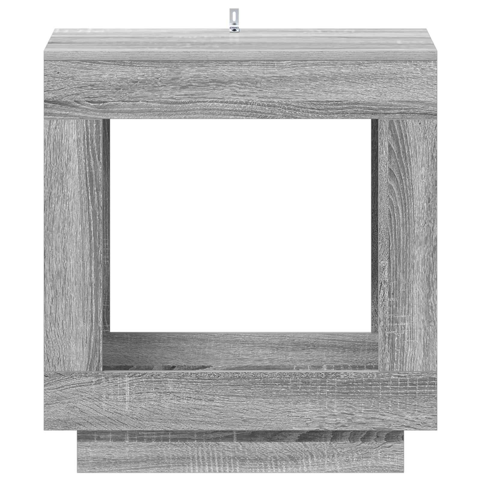 vidaXL Beistelltisch Graues Sonoma 60 x 40 x 65 cm Holzwerkstoff