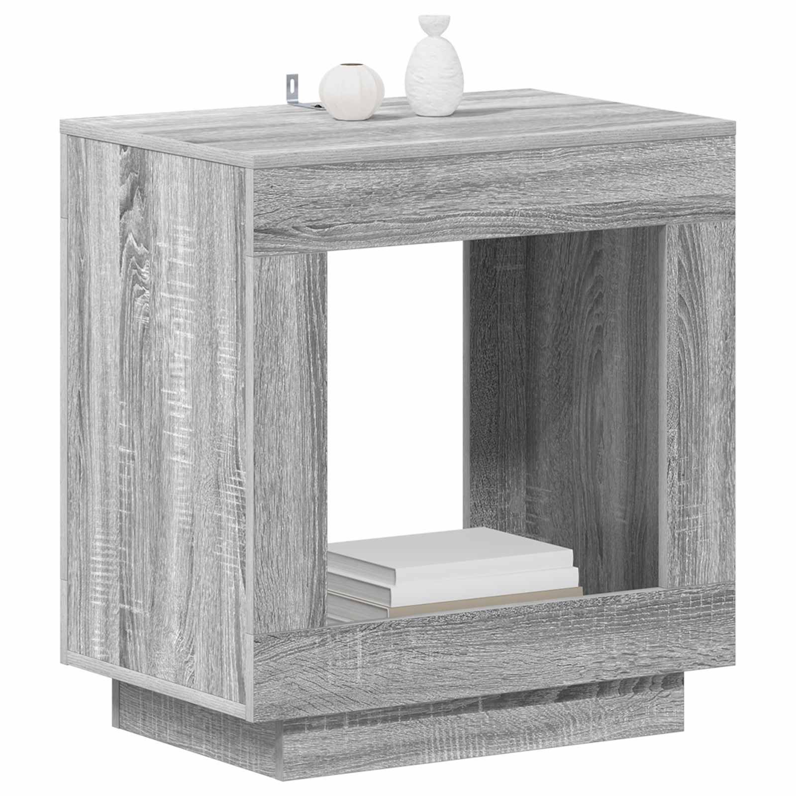 vidaXL Beistelltisch Graues Sonoma 60 x 40 x 65 cm Holzwerkstoff
