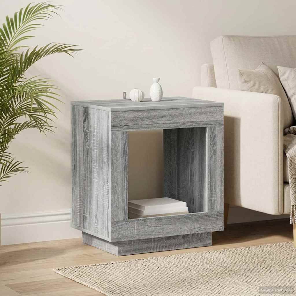 vidaXL Beistelltisch Graues Sonoma 60 x 40 x 65 cm Holzwerkstoff