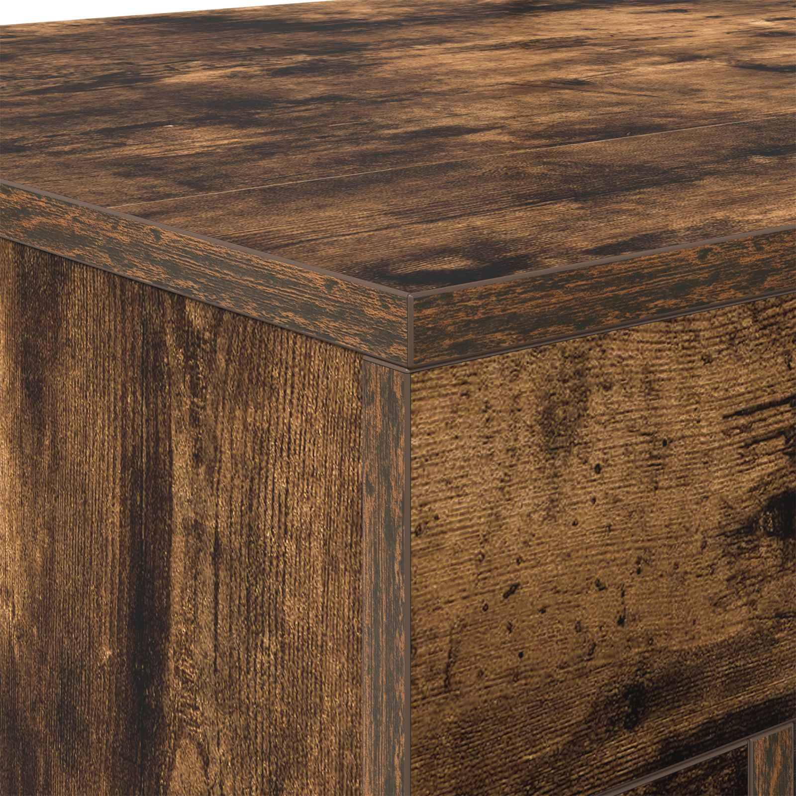 vidaXL Geräucherte Eiche