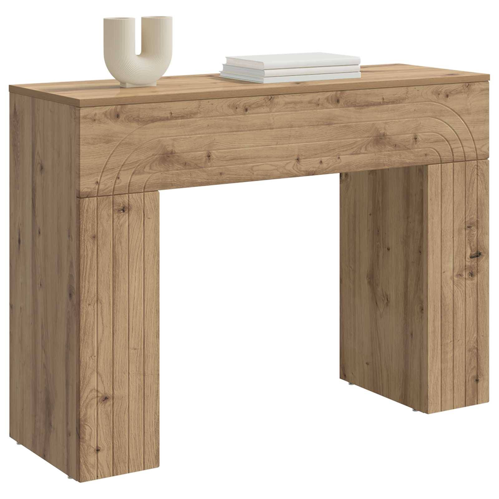 vidaXL Couchtisch Artisan-Eiche 102 x 35 x 75 cm Holzwerkstoff
