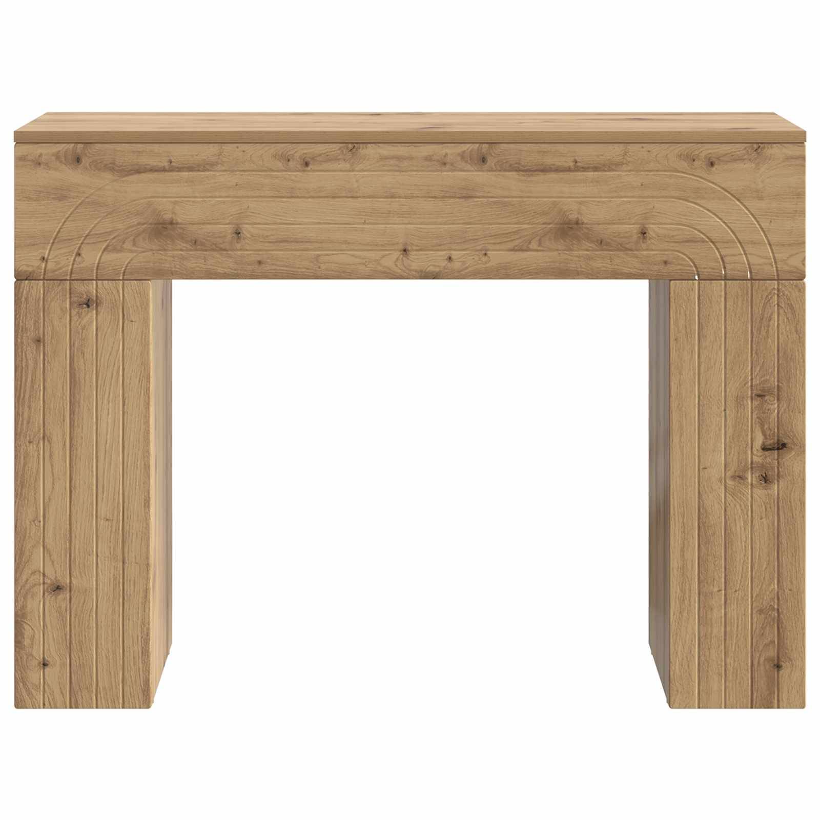 vidaXL Couchtisch Artisan-Eiche 102 x 35 x 75 cm Holzwerkstoff