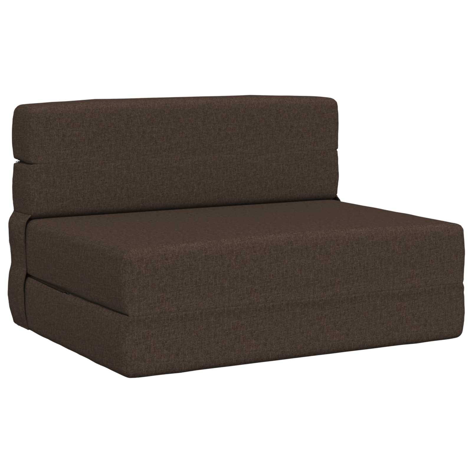 vidaXL Klappsofa Bett Taupe 70 x 72 x 60 cm Stoff