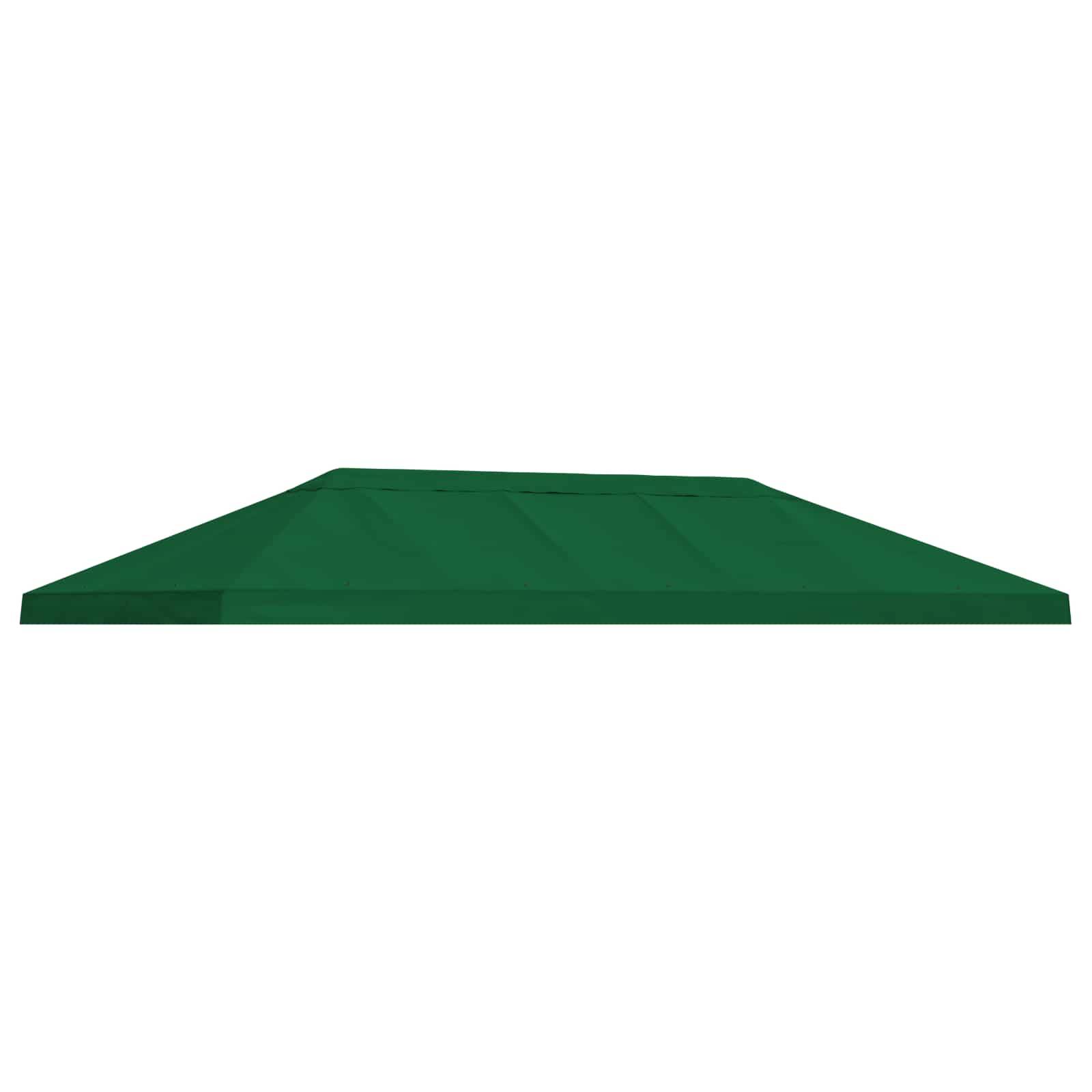 vidaXL Pavillon-Blendenbezug 6 x 3 m Grün Polyester 190
