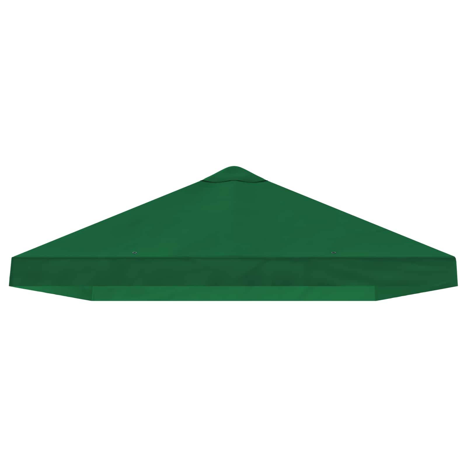 vidaXL Pavillon-Blendenbezug 6 x 3 m Grün Polyester 190