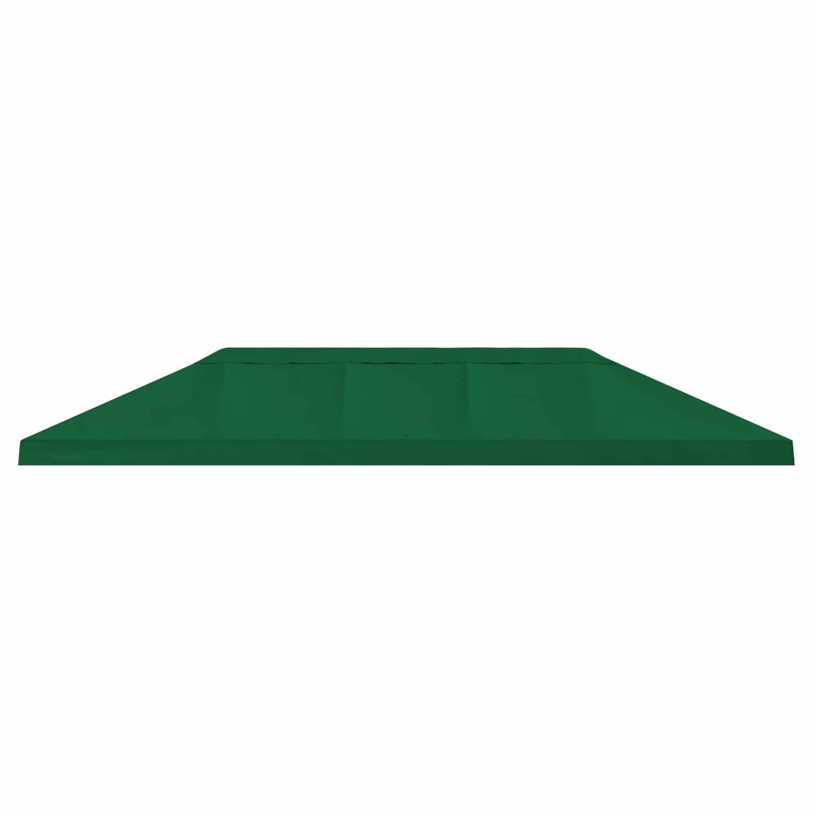 vidaXL Pavillon-Blendenbezug 6 x 3 m Grün Polyester 190