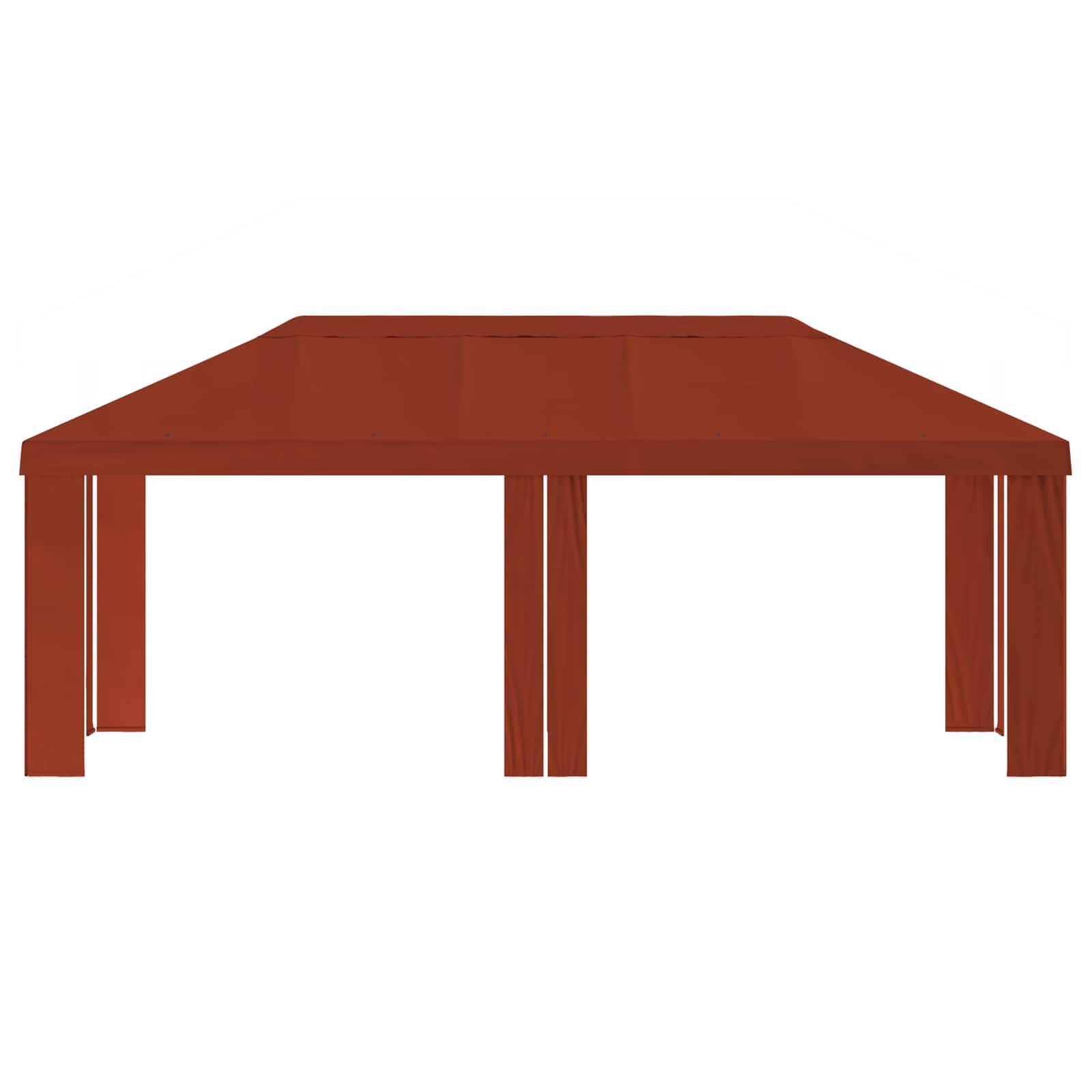vidaXL Gazebo Abdeckung 6 x 3 m Terrakotta Polyester 190